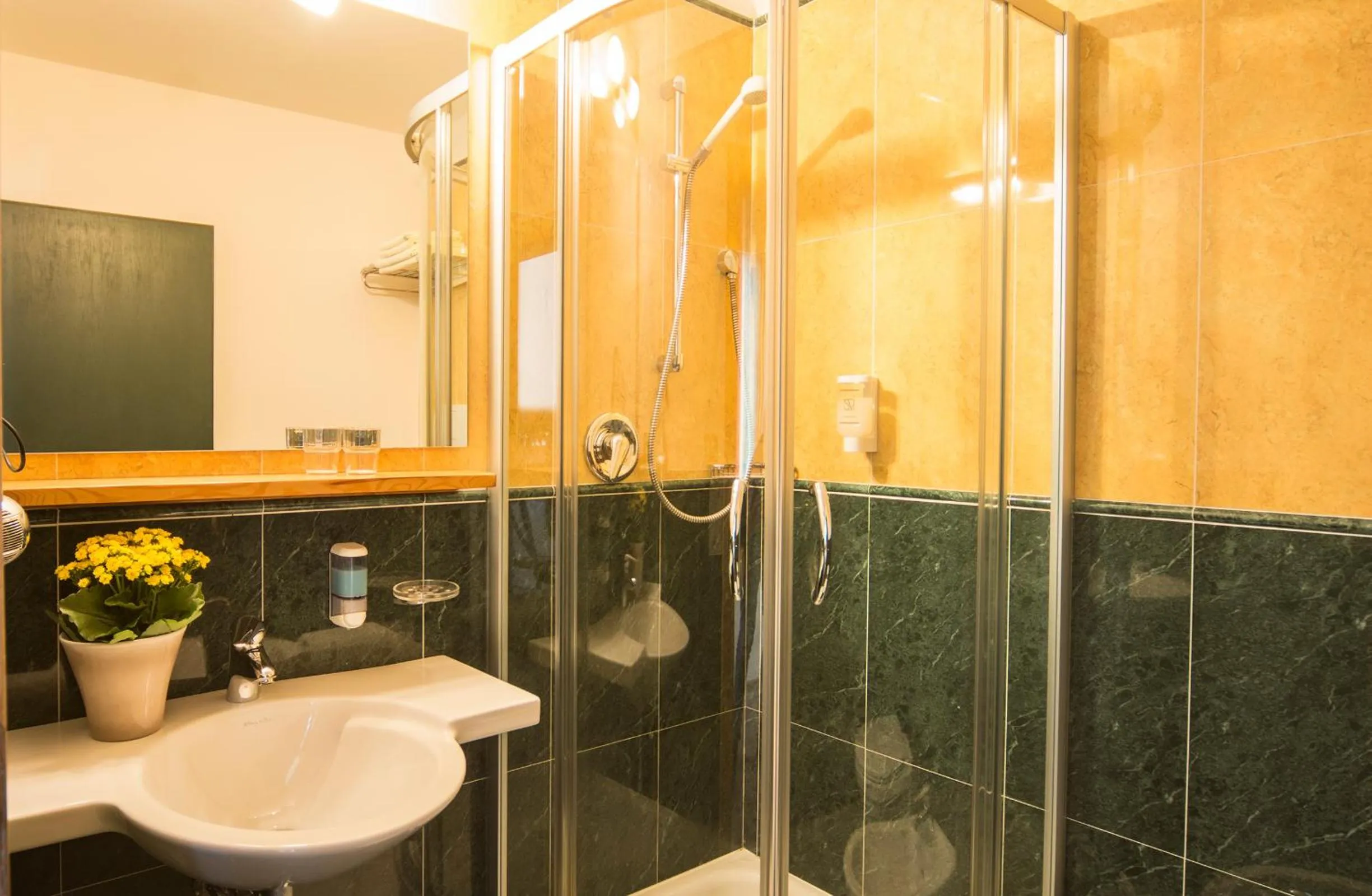 Shower in Berghotel Kason