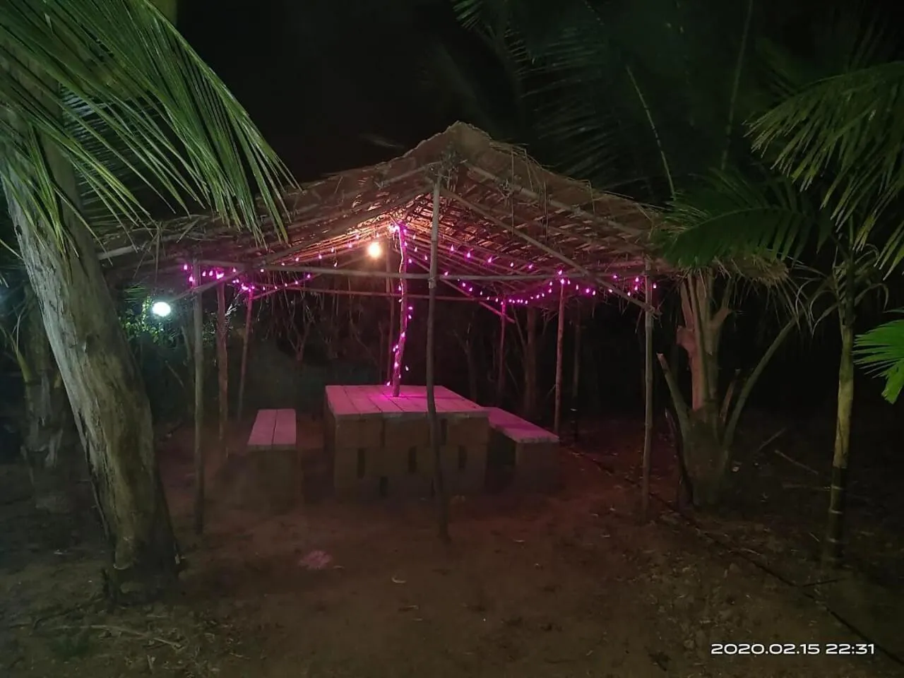 Seating area in Whistling Waves Beach Resort