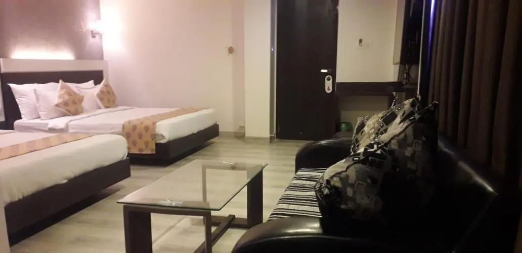 Bed in Hotel Sai Residency