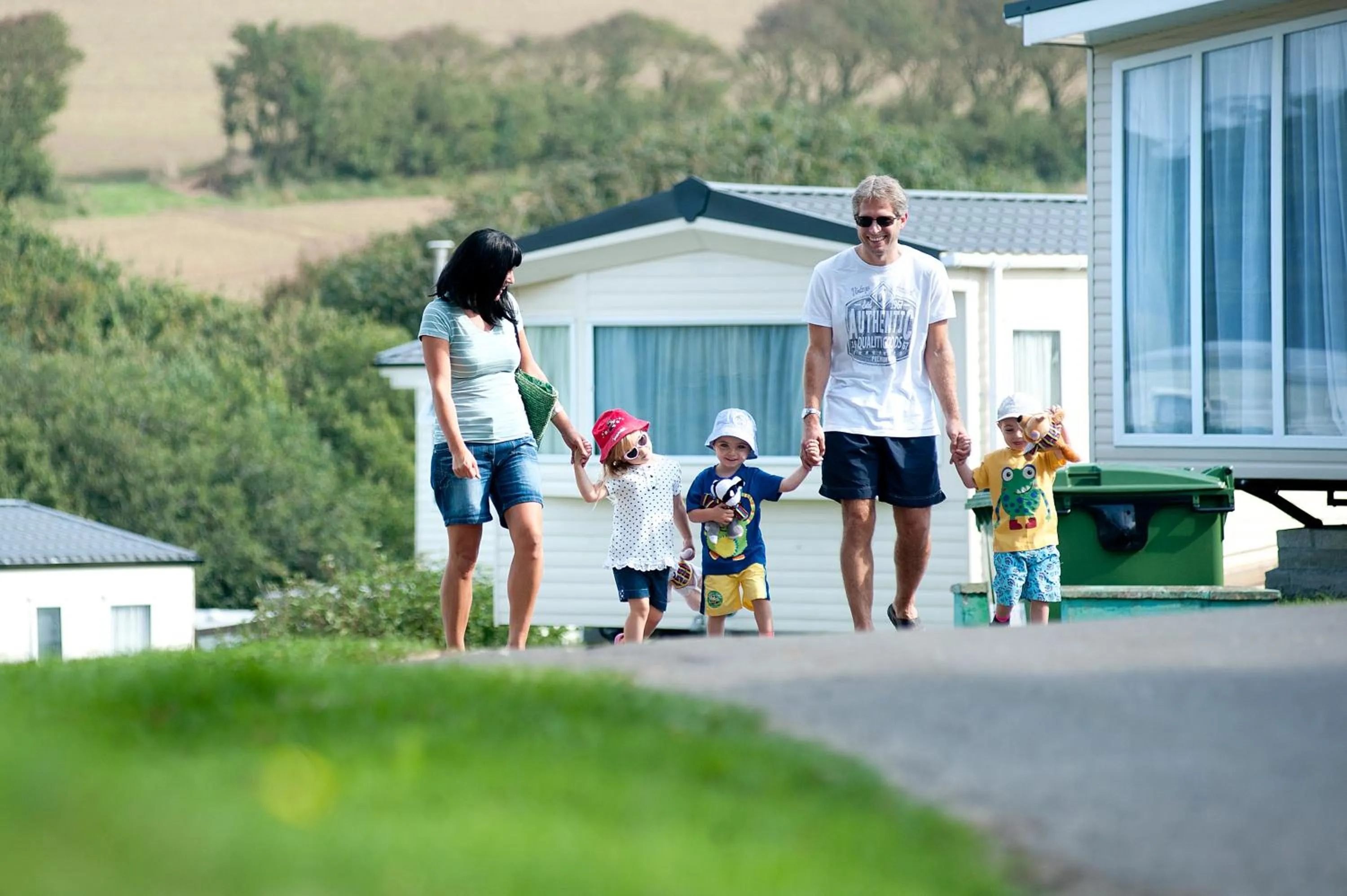 On site in Widemouth Bay Caravan Park