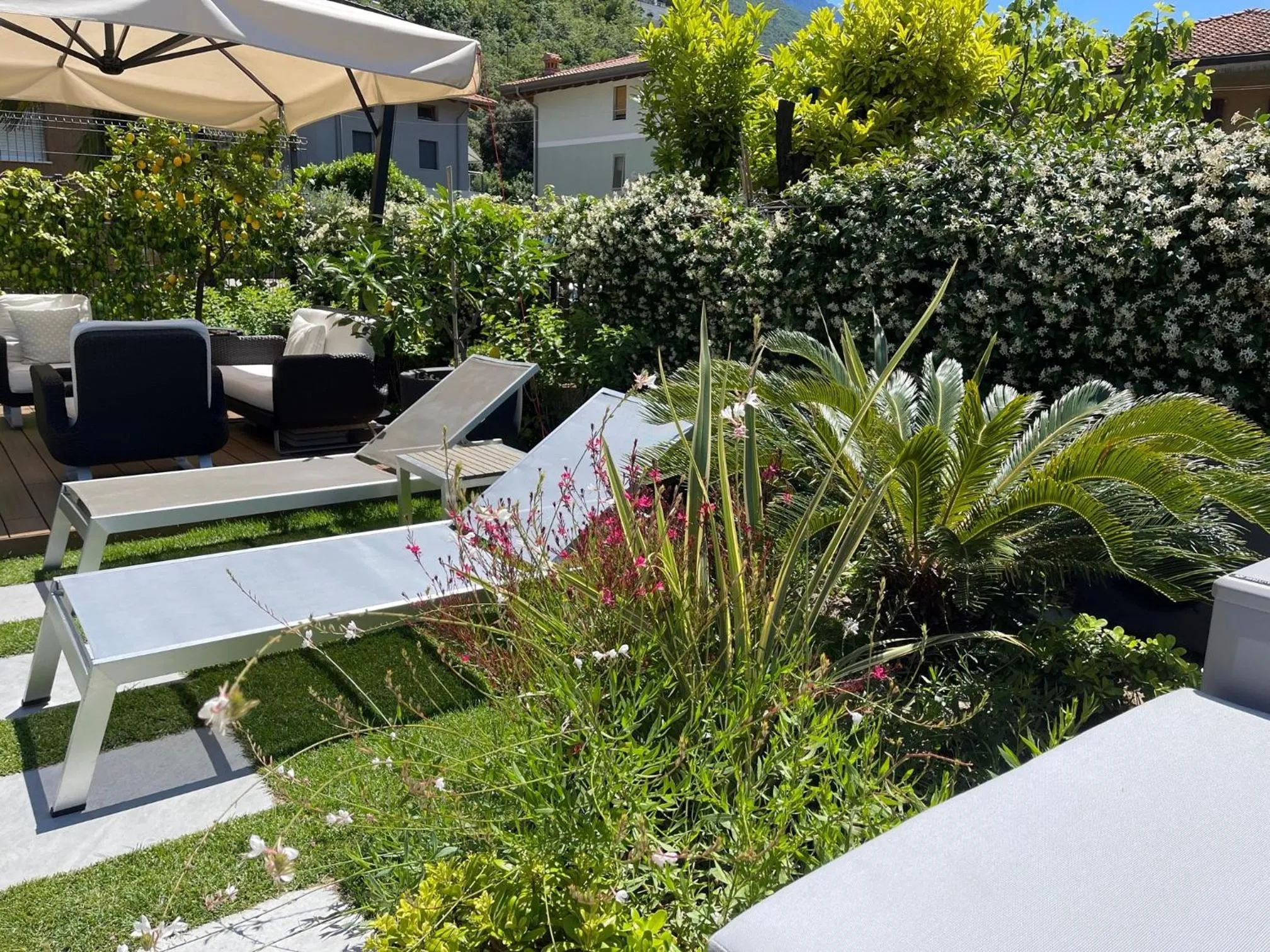 Garden in Boutique Hotel Villa Alberta