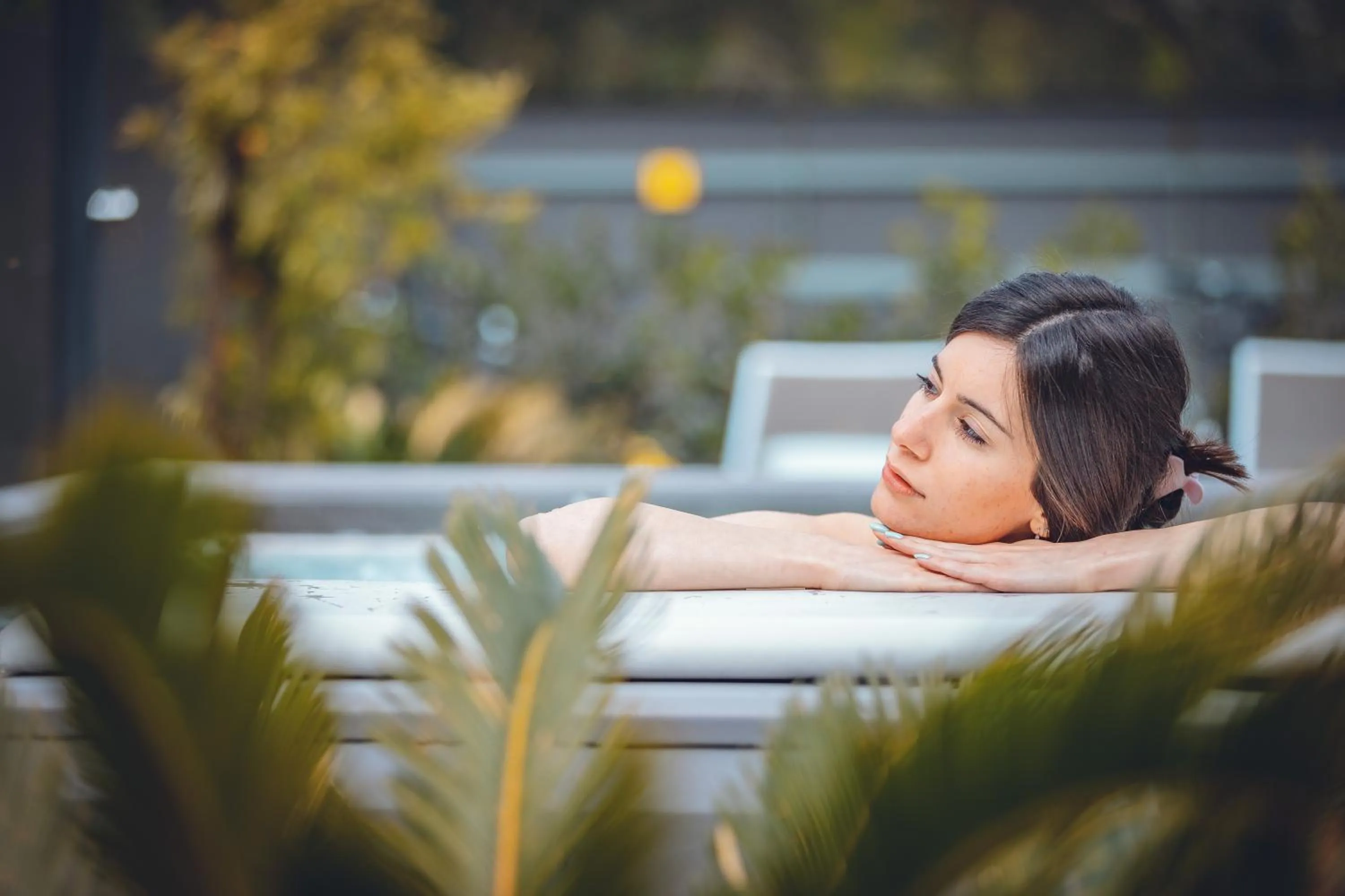 Hot Tub in Boutique Hotel Villa Alberta
