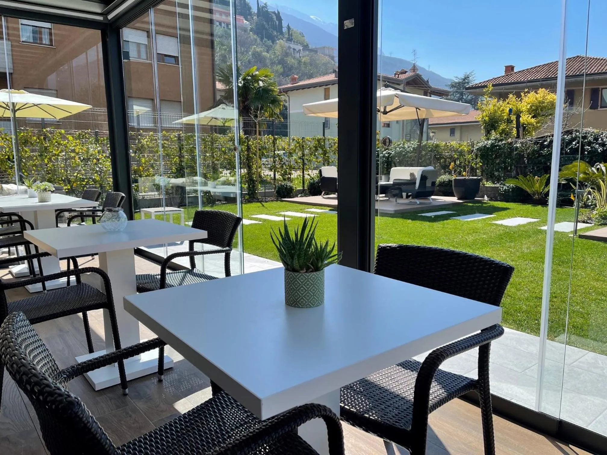 Garden view in Boutique Hotel Villa Alberta