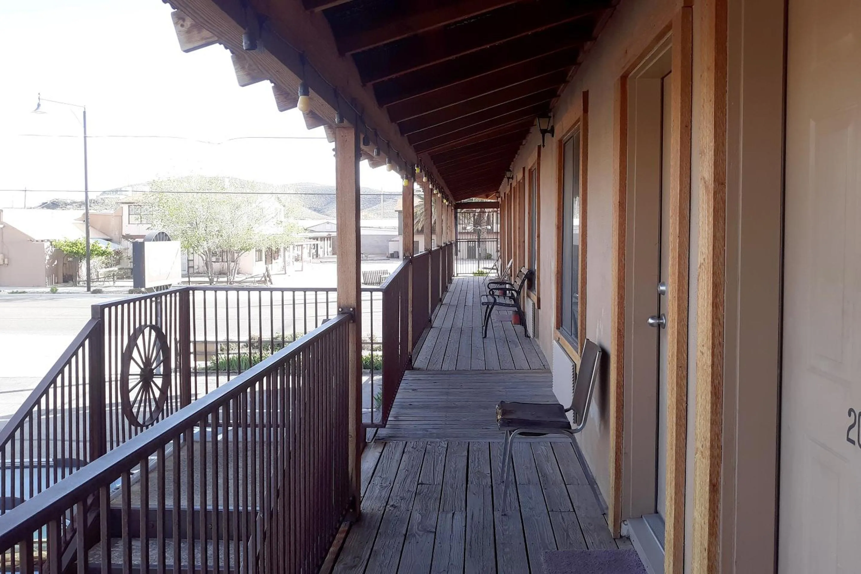 Balcony/Terrace in Tombstone Motel