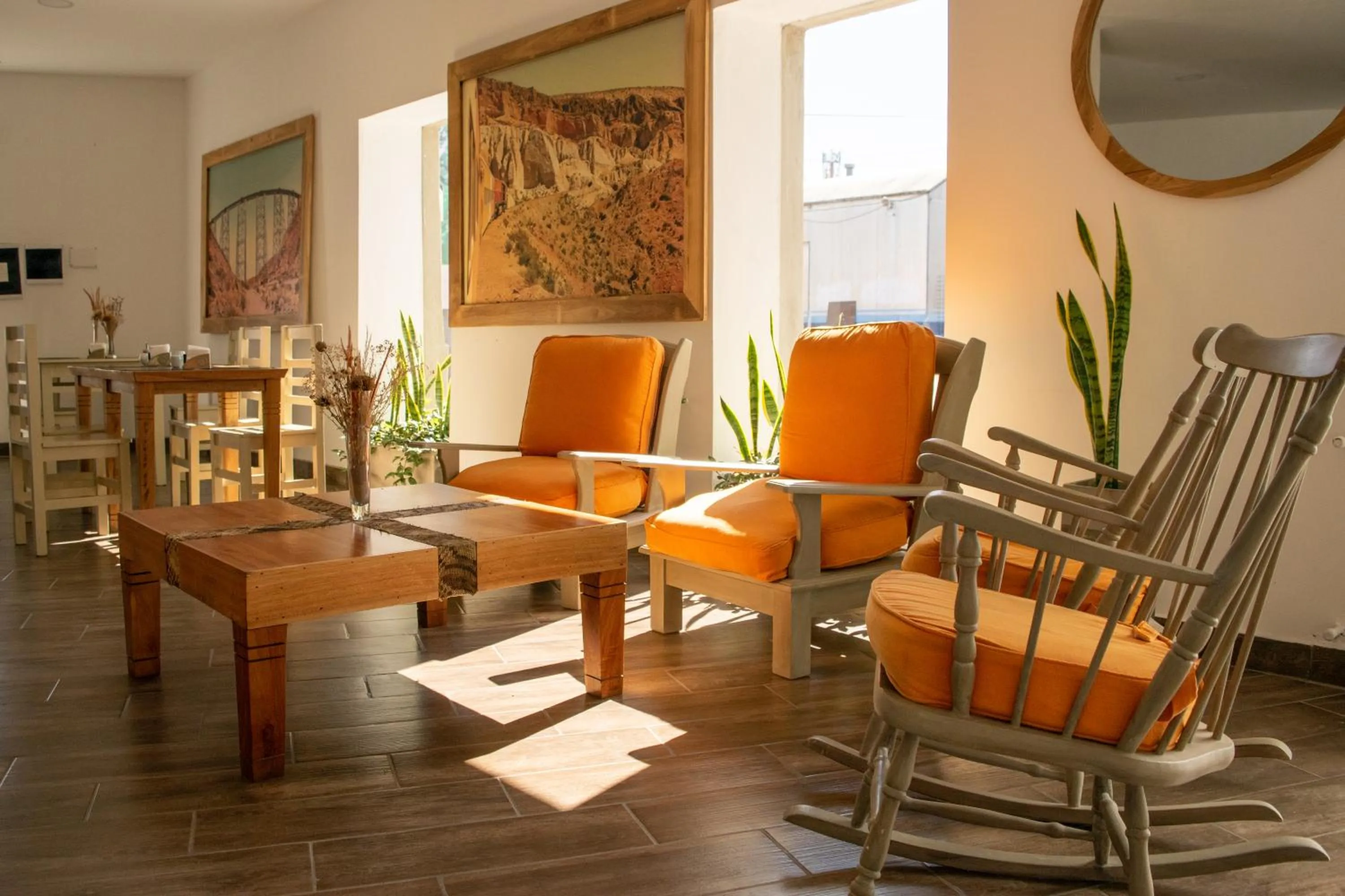 Living room in Hotel del Tren