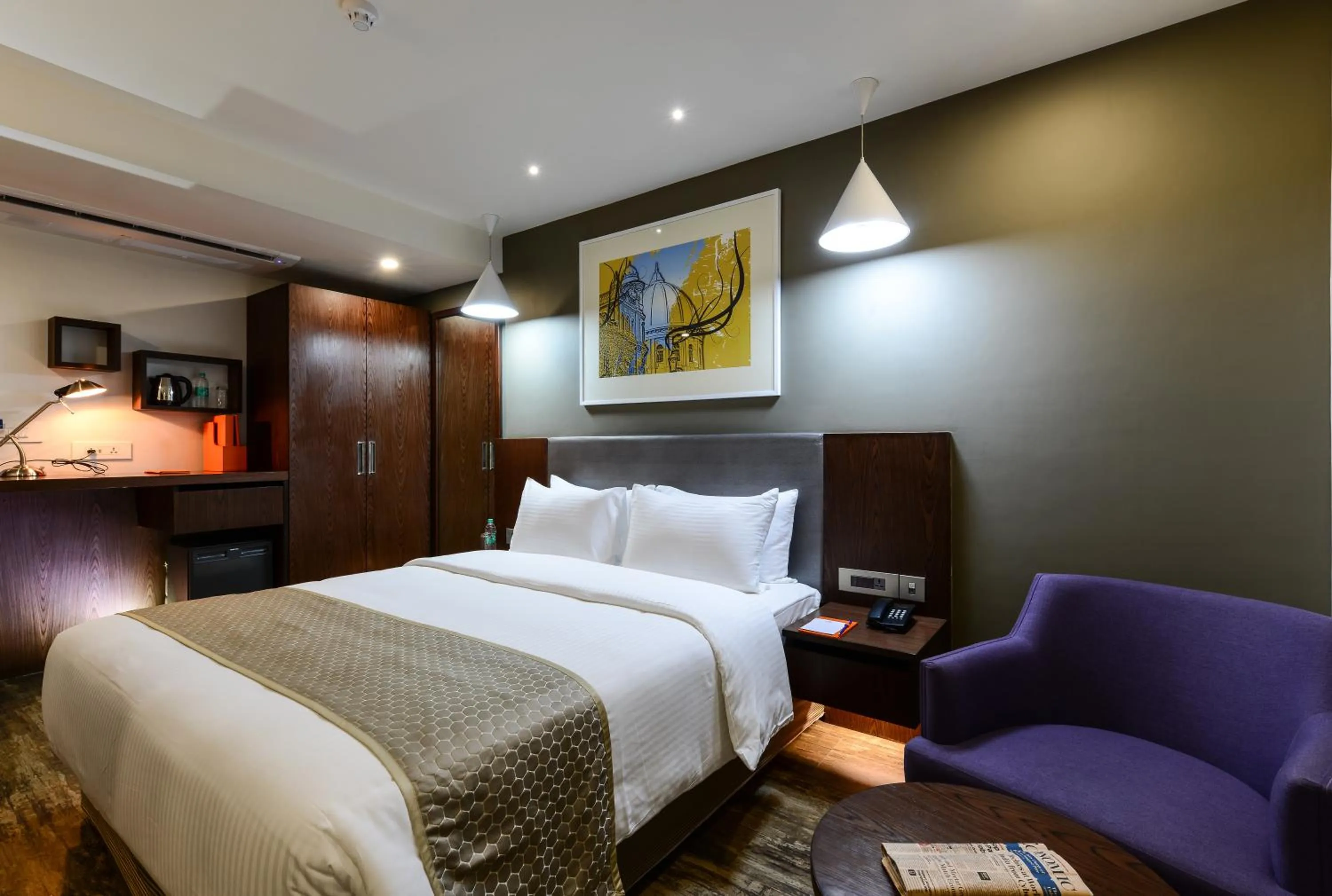 Bedroom, Bed in Howard Johnson by Wyndham, Kolkata Airport