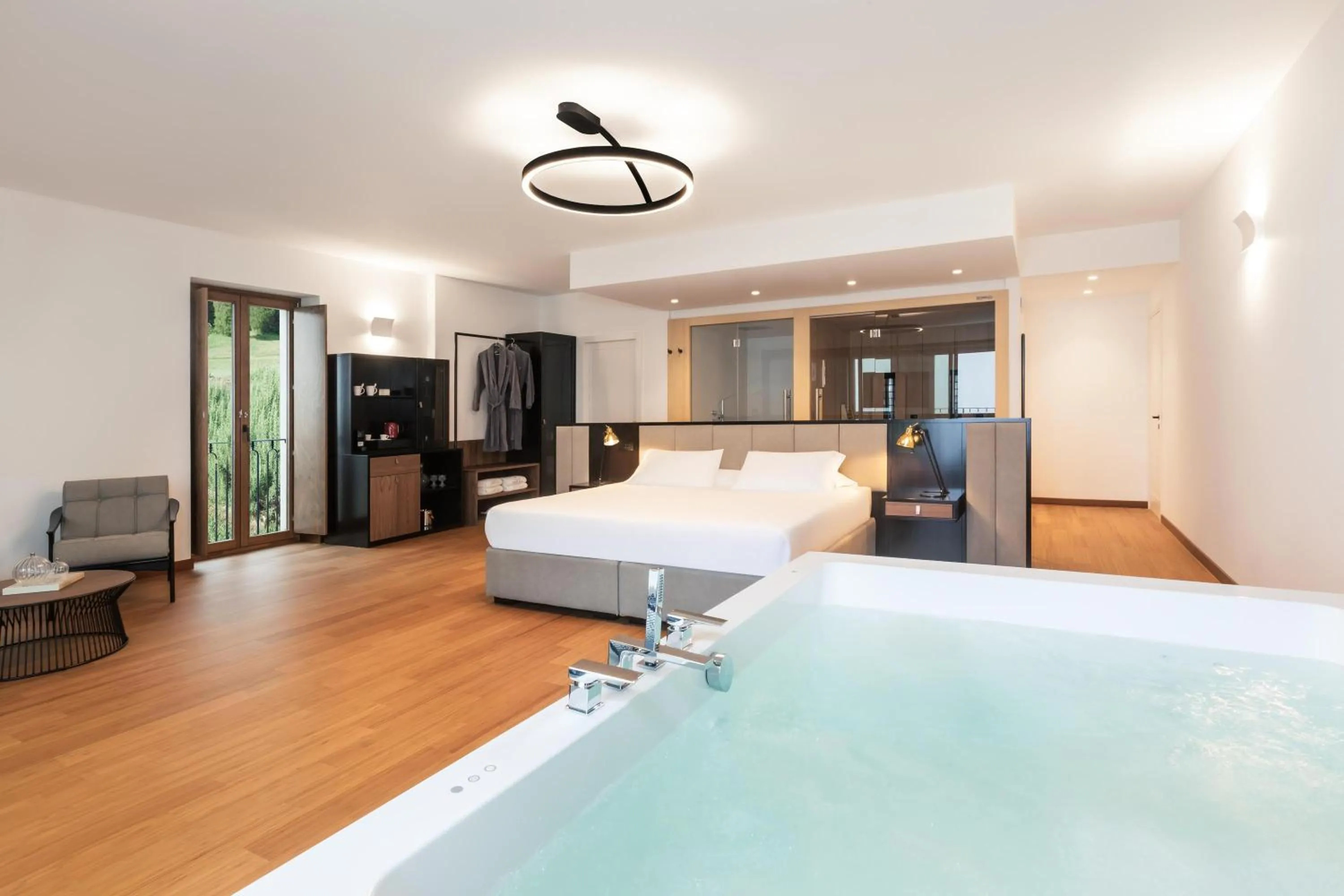 Photo of the whole room, Bed in Boutique Hotel Villa Sostaga