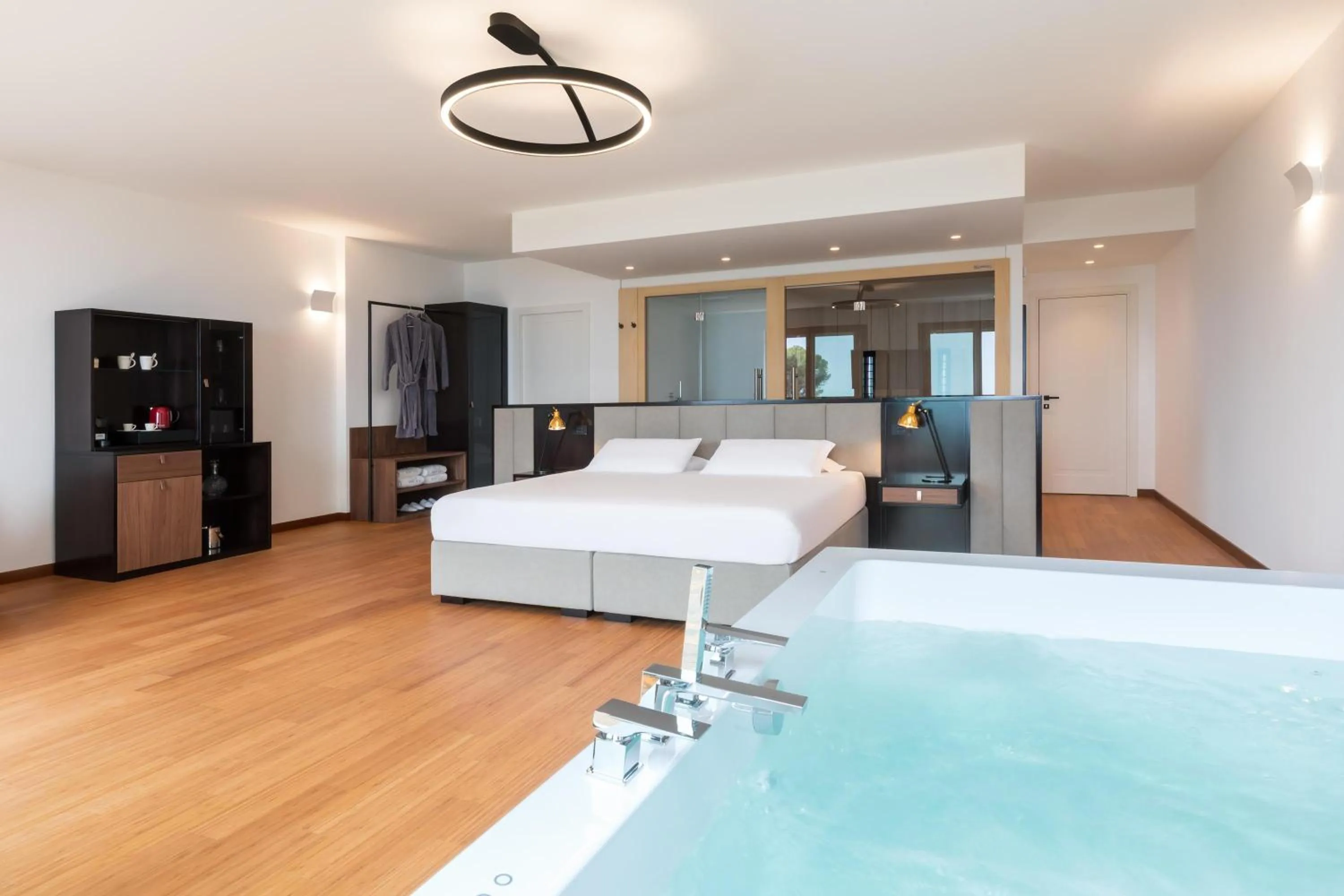 Photo of the whole room, Bed in Boutique Hotel Villa Sostaga