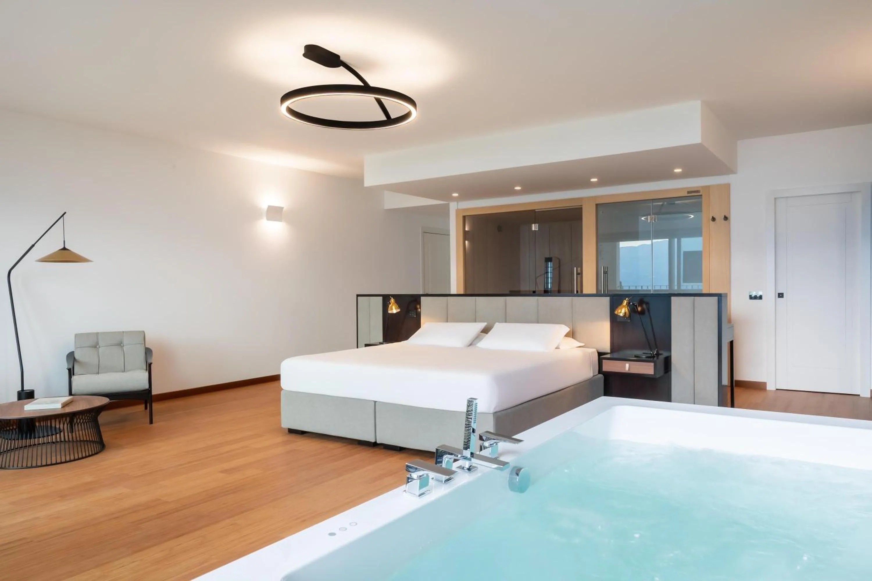 Photo of the whole room, Bed in Boutique Hotel Villa Sostaga