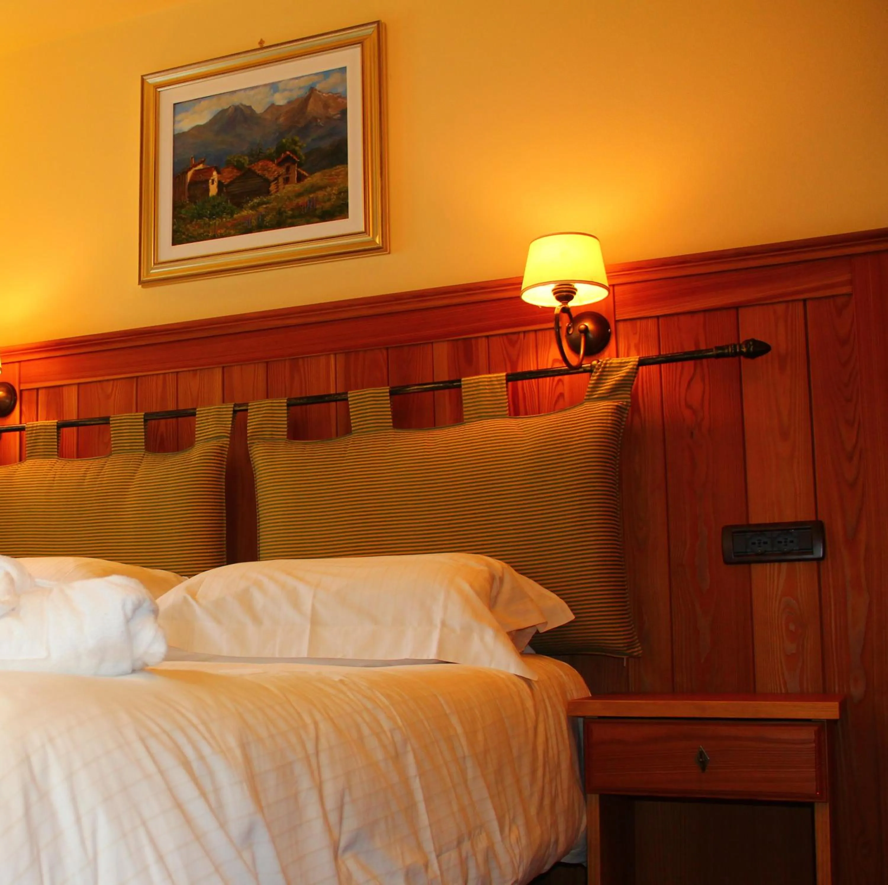 Decorative detail, Bed in Hotel Castor