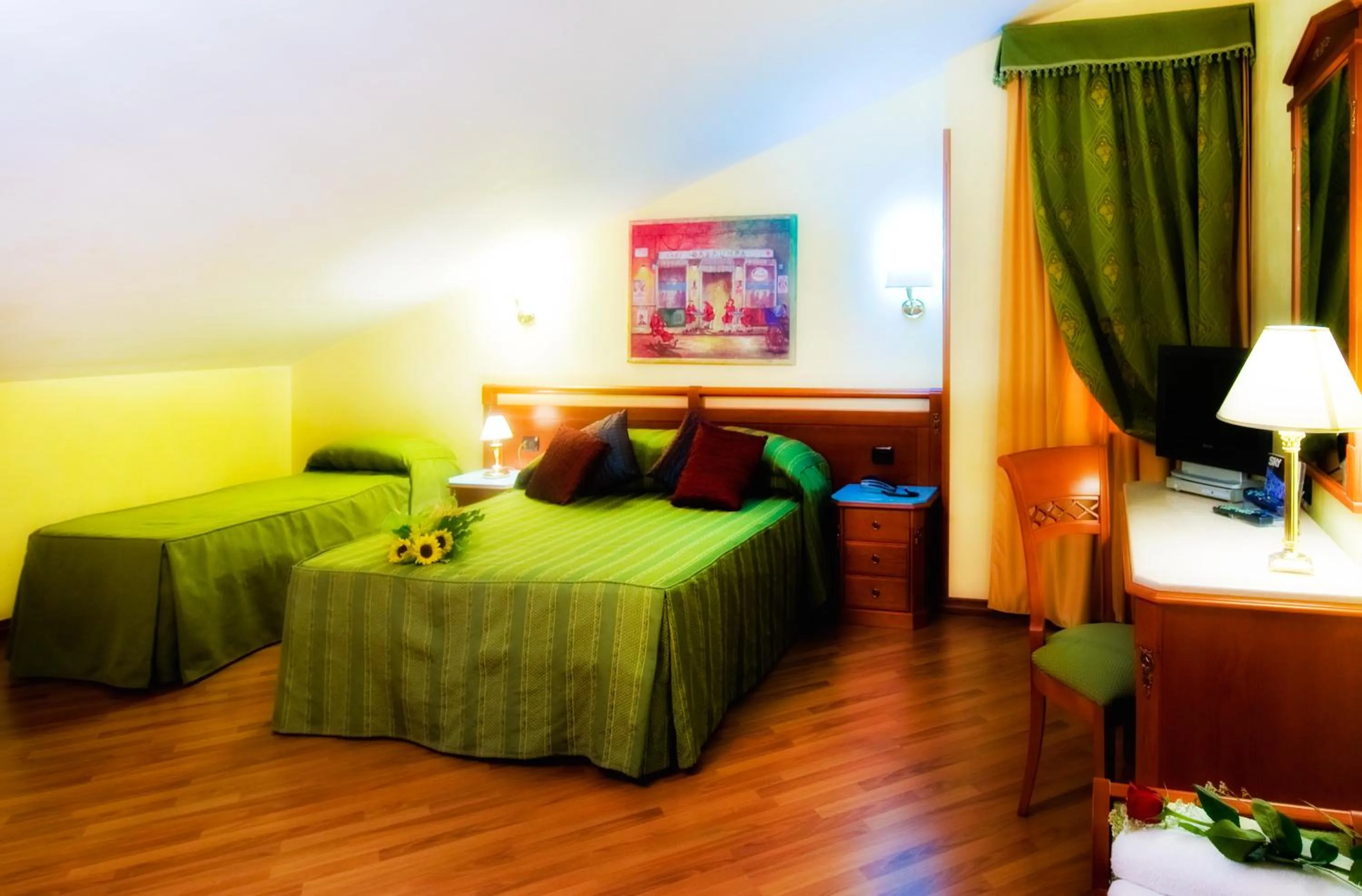 Photo of the whole room, Bed in Hotel Bright