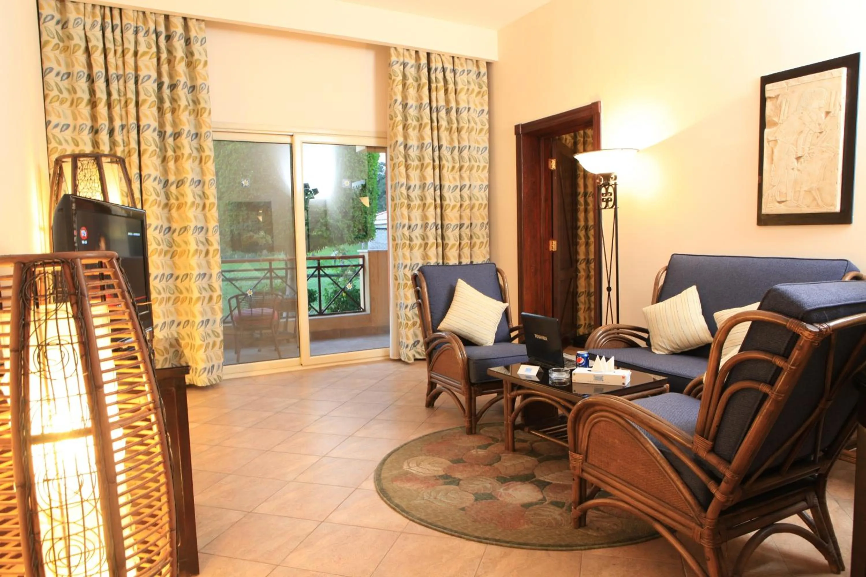 Living room in Swiss Inn Pyramids Golf Resort