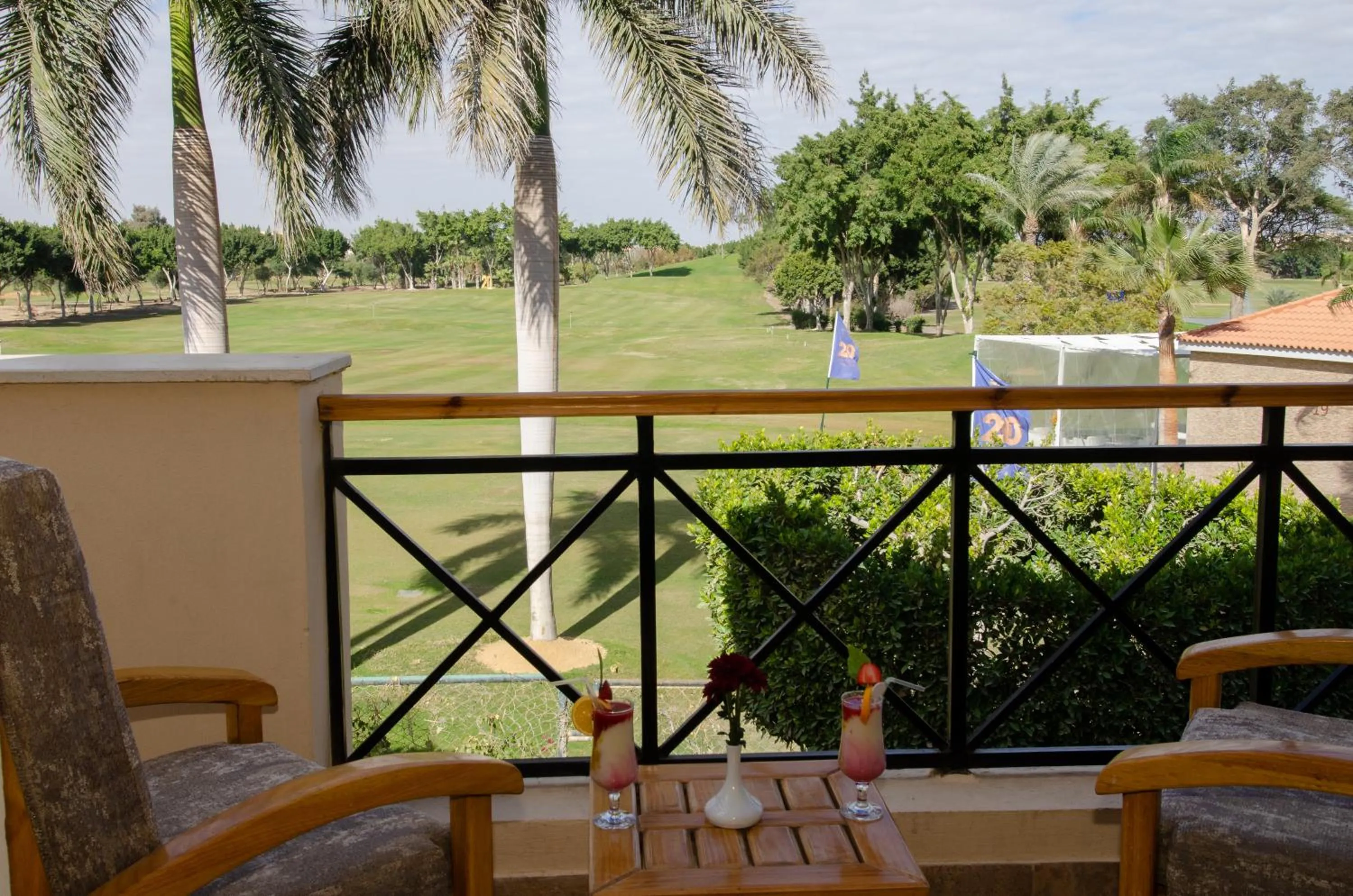 Garden in Swiss Inn Pyramids Golf Resort