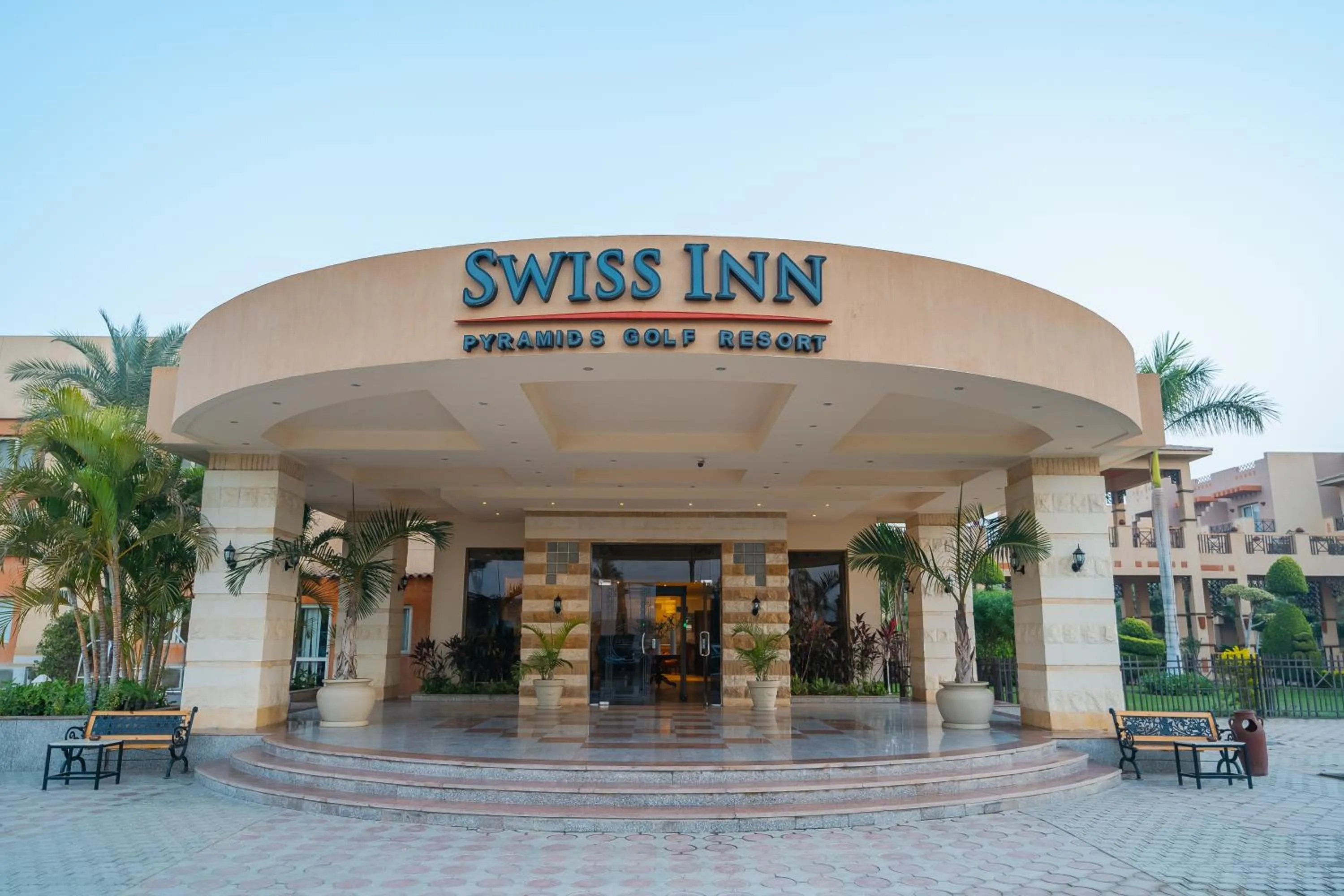 Property building in Swiss Inn Pyramids Golf Resort