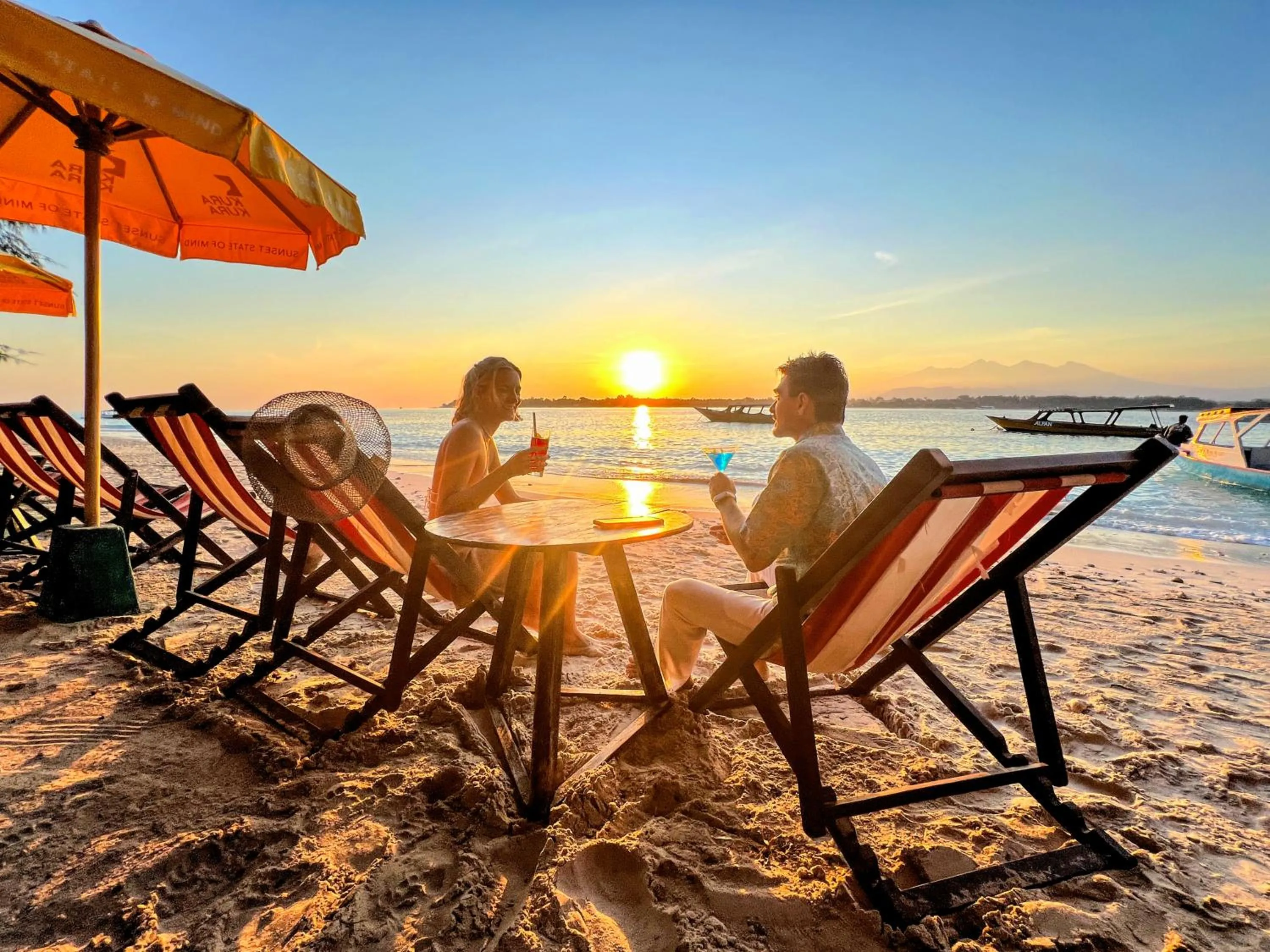 Day in Gili Beach Bum Hostel