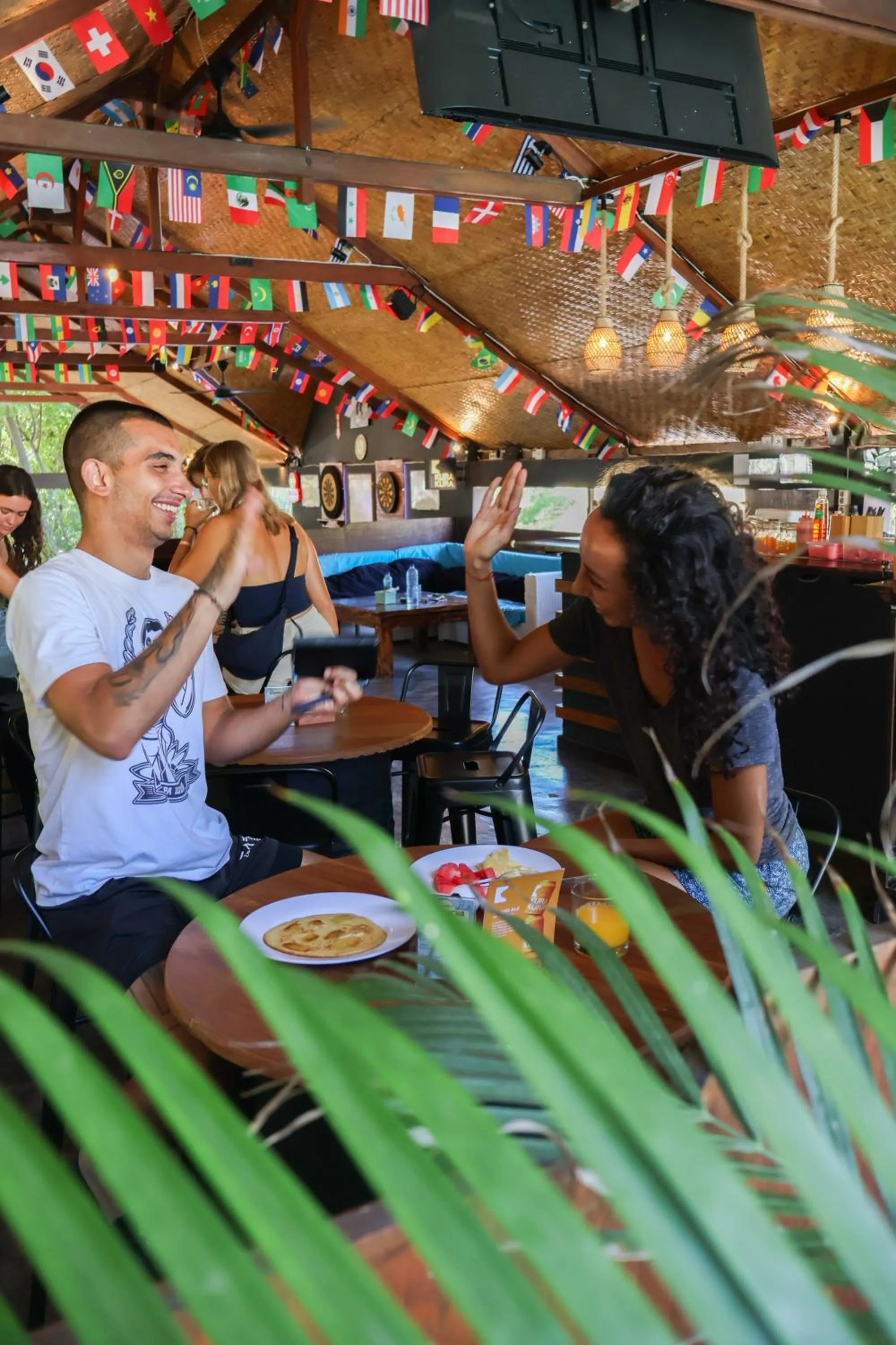 Food and drinks in Gili Beach Bum Hostel