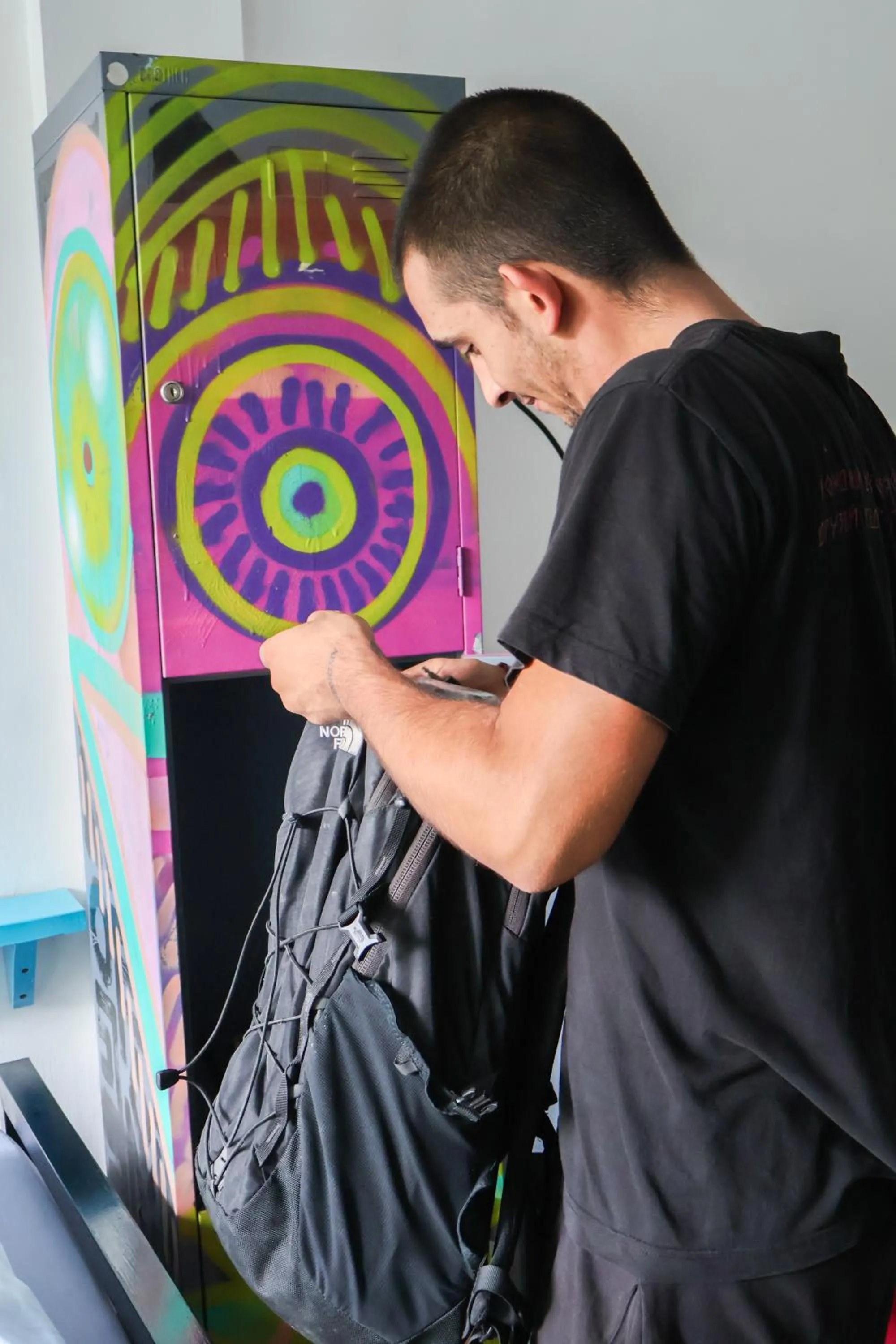 People in Gili Beach Bum Hostel