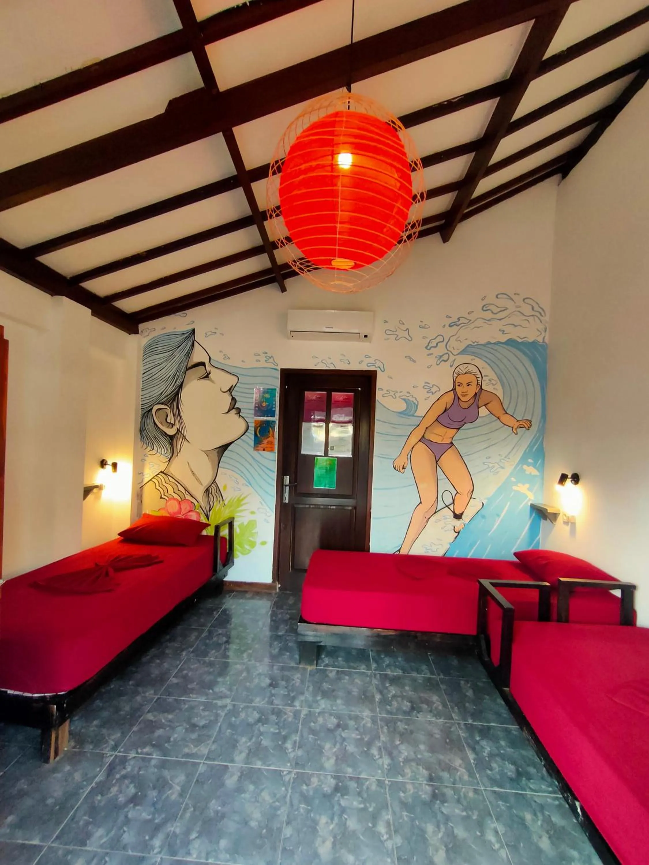 Bed in Gili Beach Bum Hostel