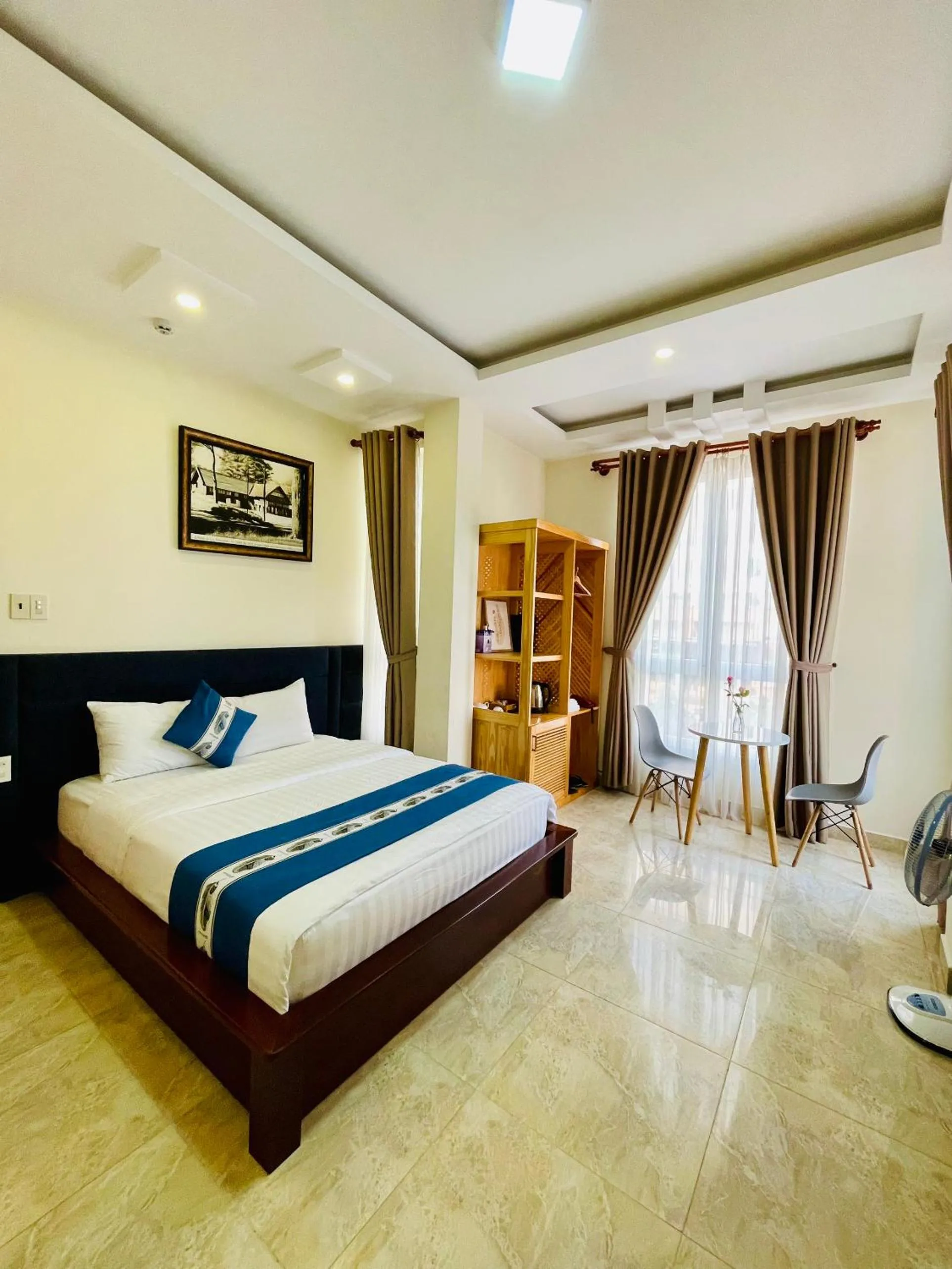 Bed in Hoang Quan Hotel