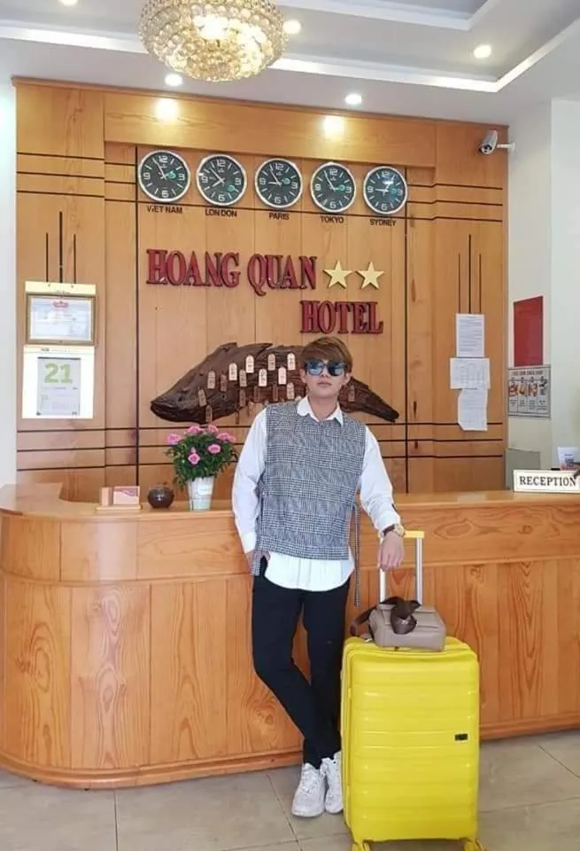 Lobby or reception in Hoang Quan Hotel