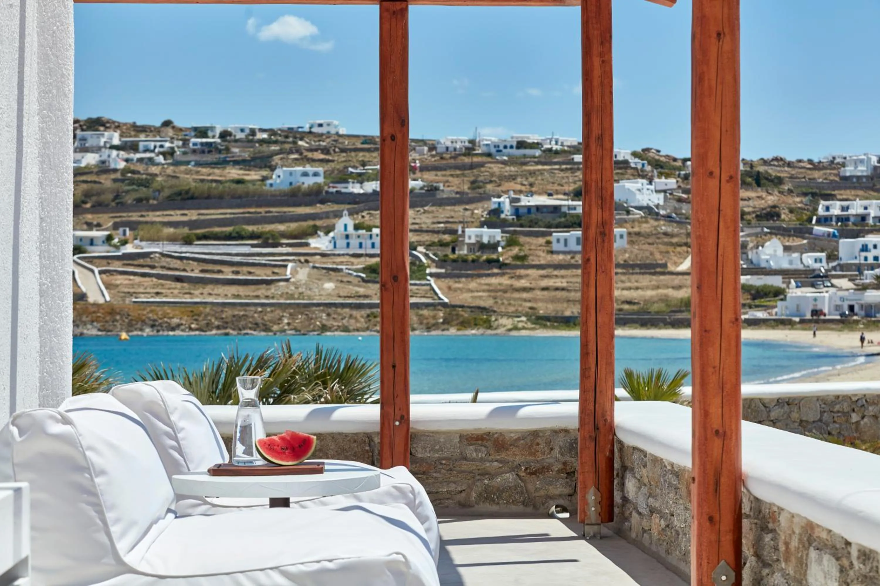 Sea view in Mykonos Waves Beach House & Suites
