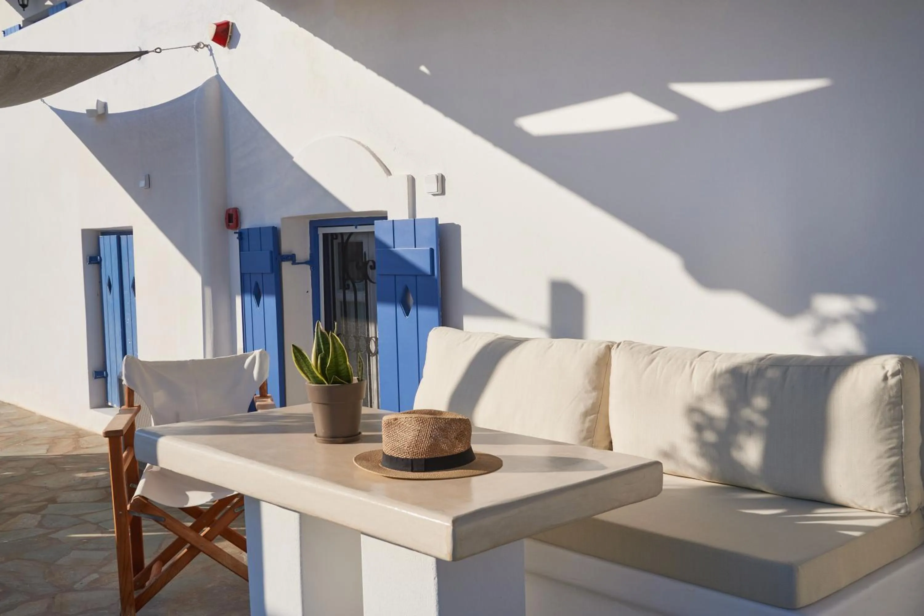 Balcony/Terrace in Cleopatra Seaside Homes, Logaras, Paros