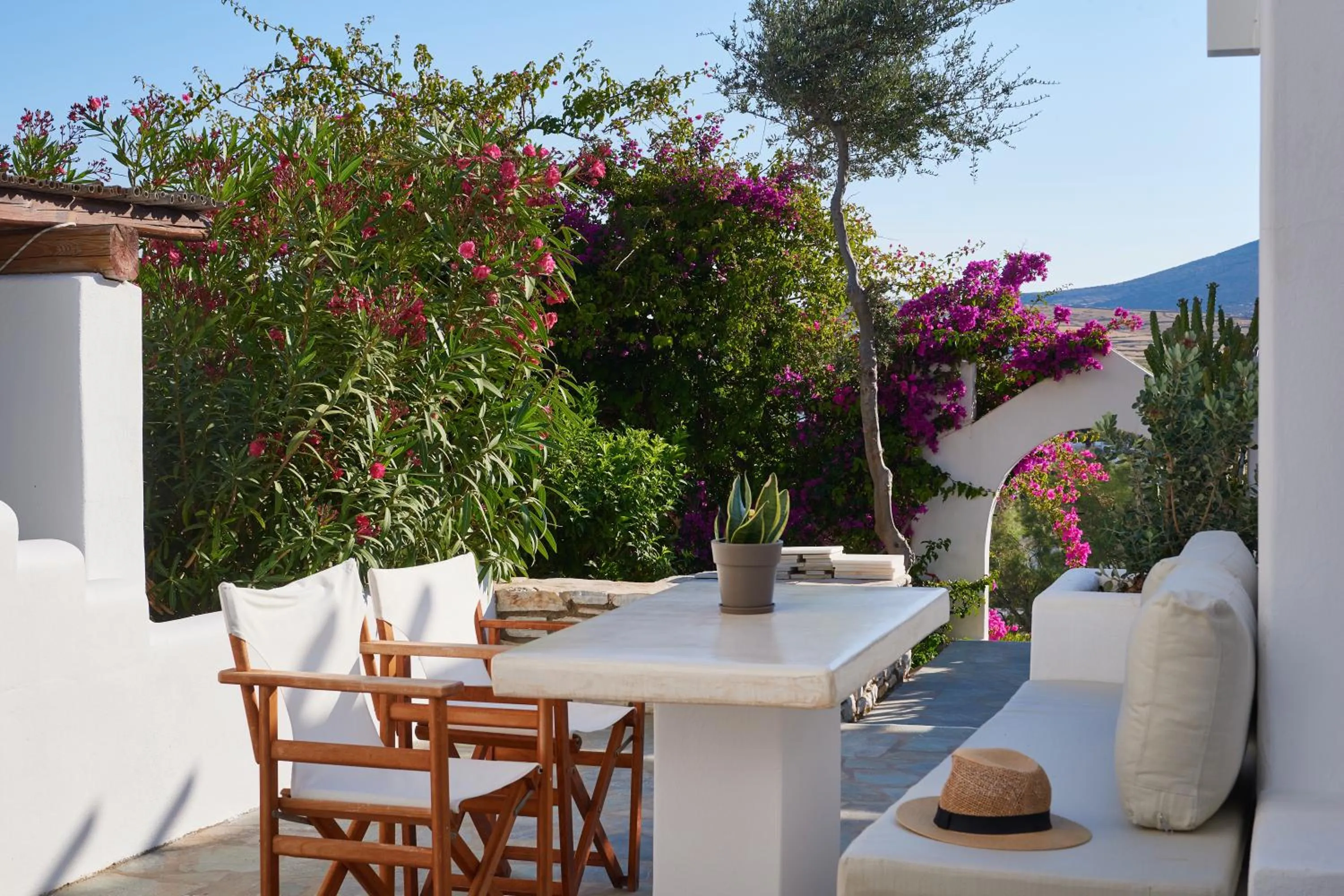 Balcony/Terrace in Cleopatra Seaside Homes, Logaras, Paros