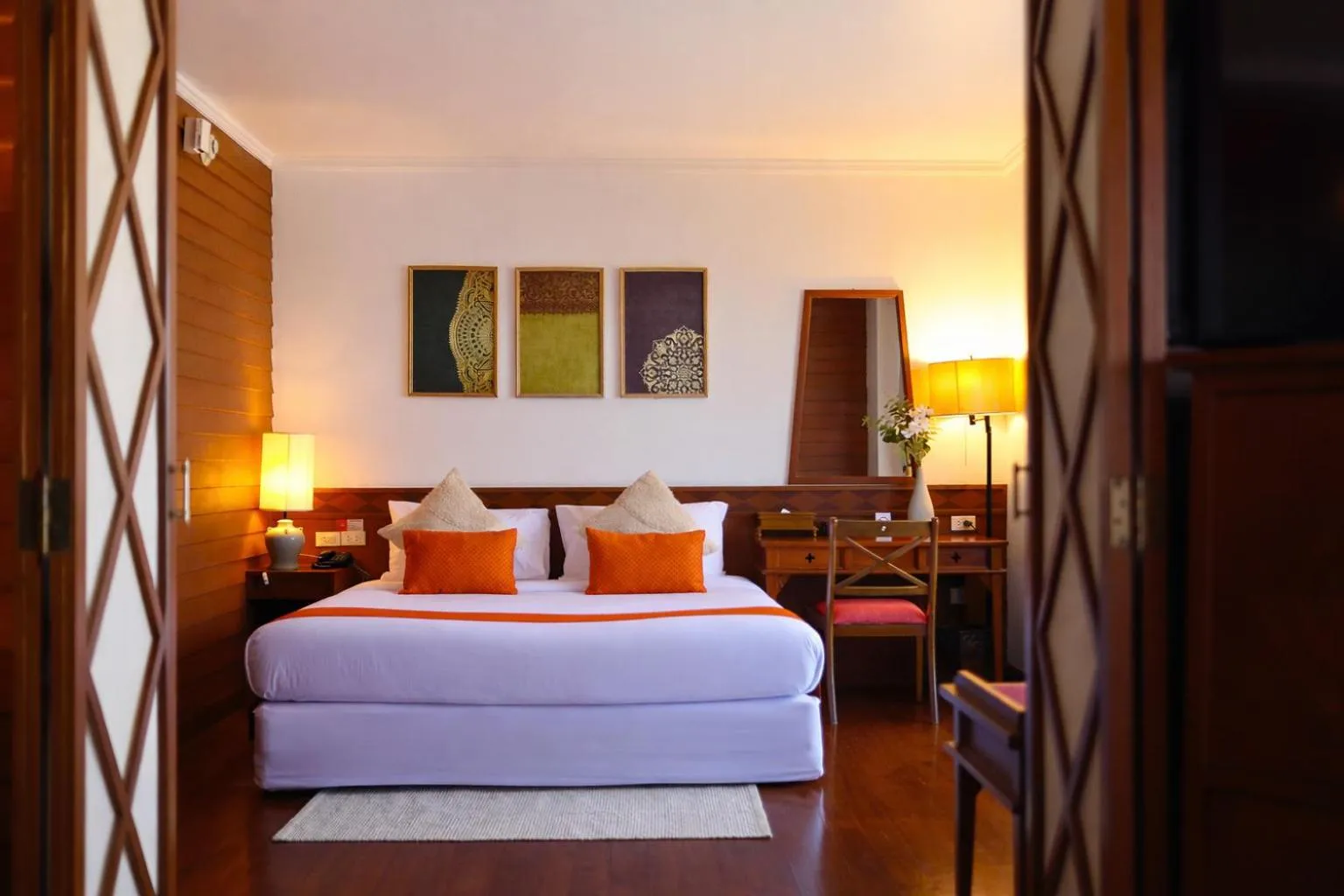 Bed in Wienglakor Hotel Lampang