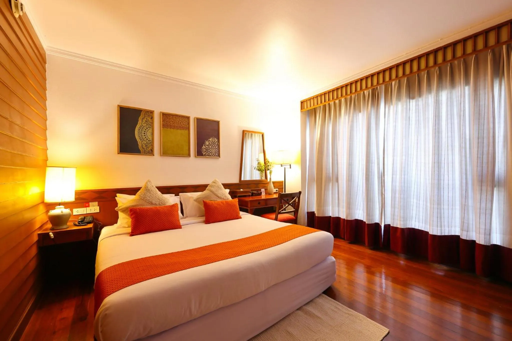 Bed in Wienglakor Hotel Lampang