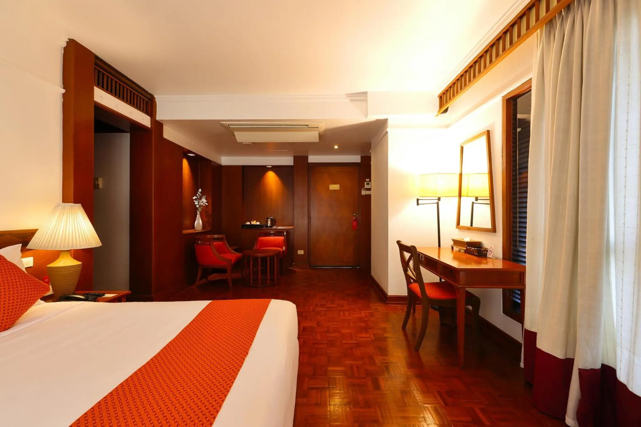 Bed in Wienglakor Hotel Lampang