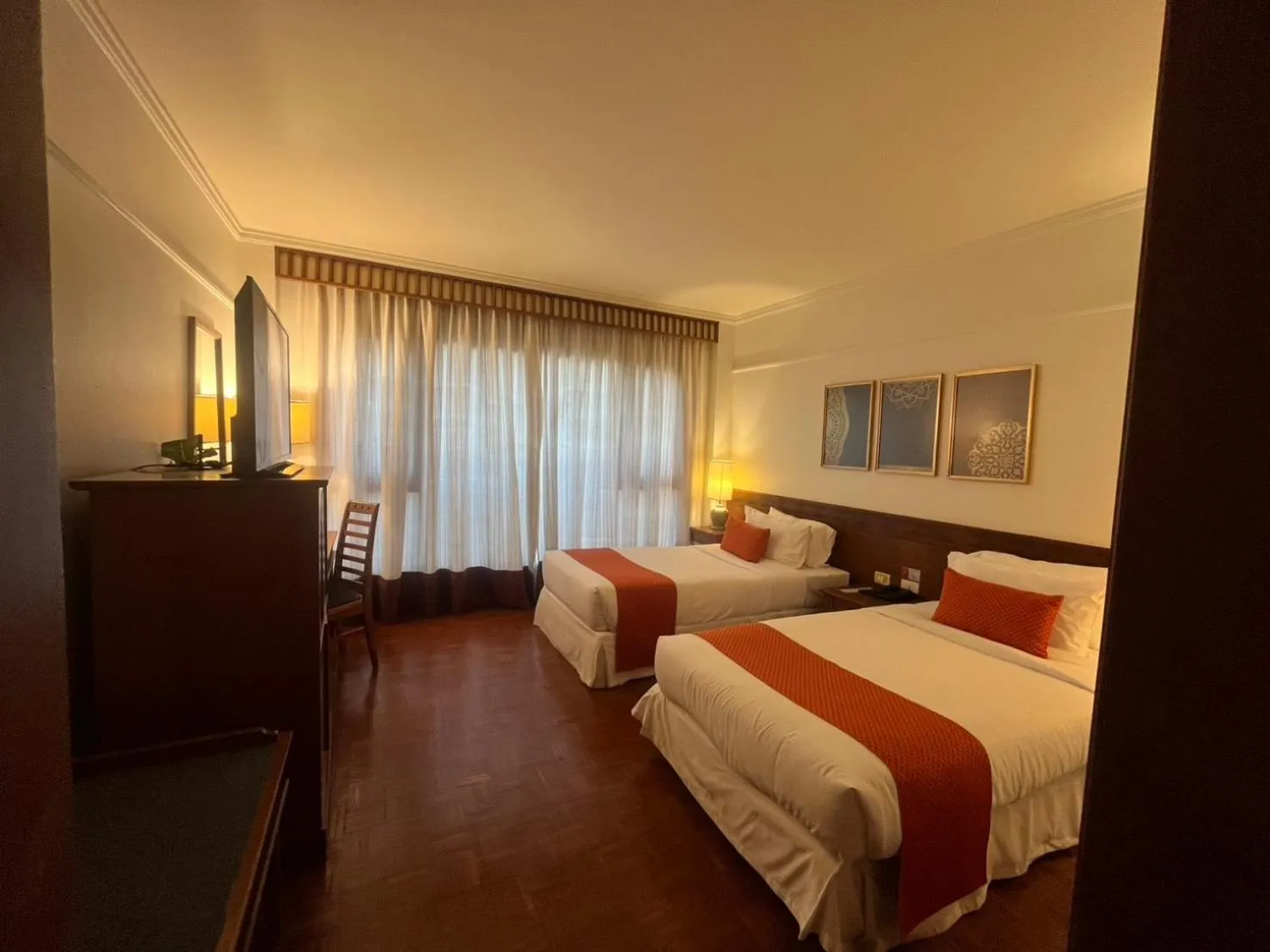 Bed in Wienglakor Hotel Lampang