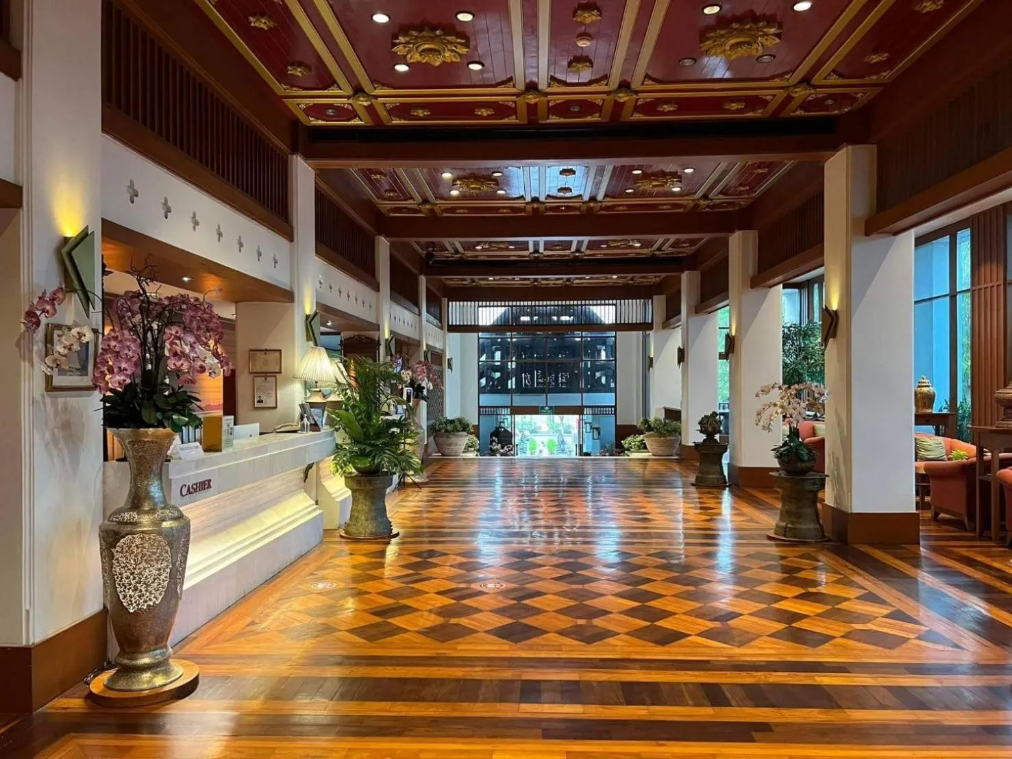 Lobby or reception in Wienglakor Hotel Lampang