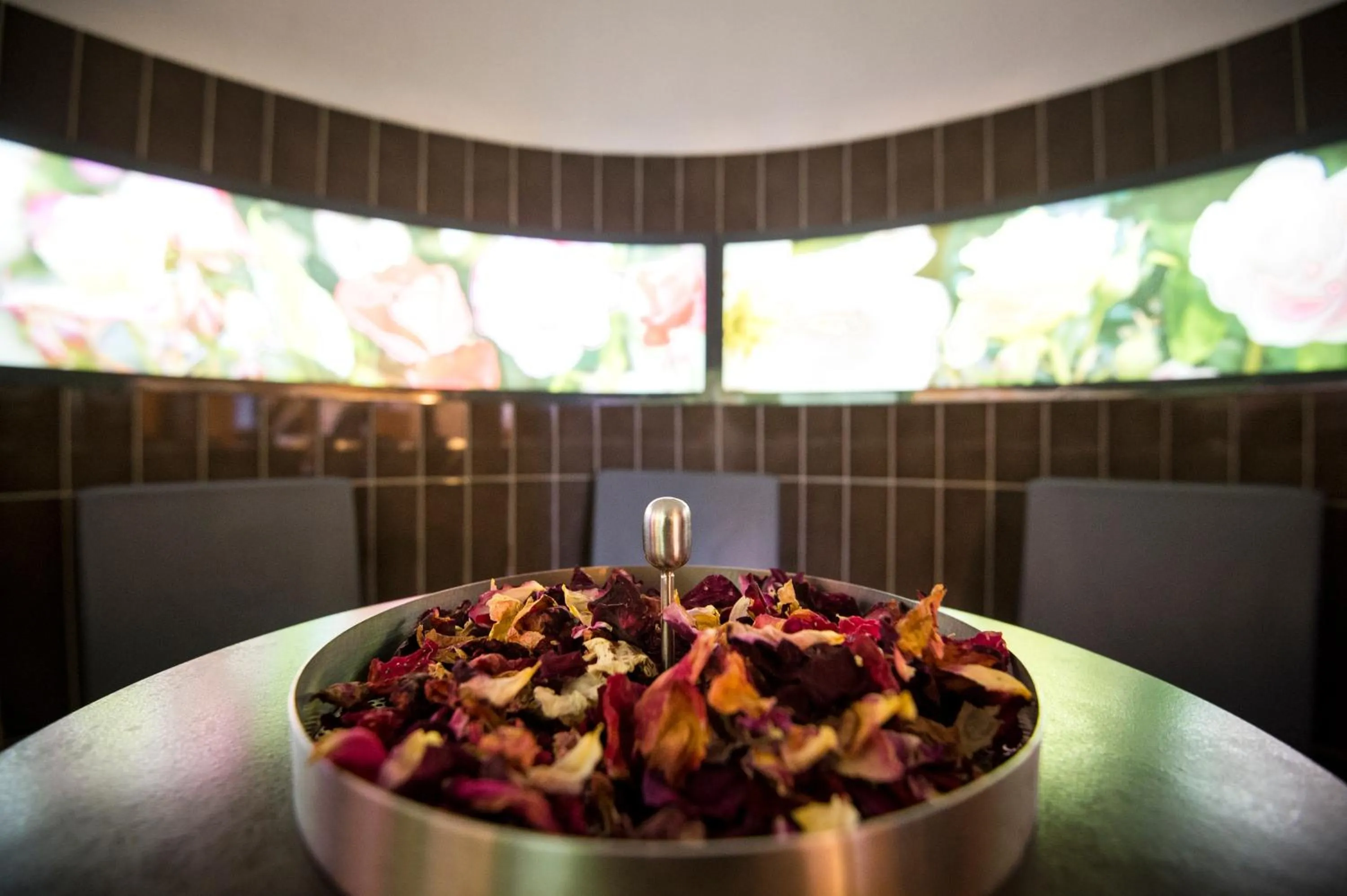 Sauna in Charmehotel Uhrerhof - Deur