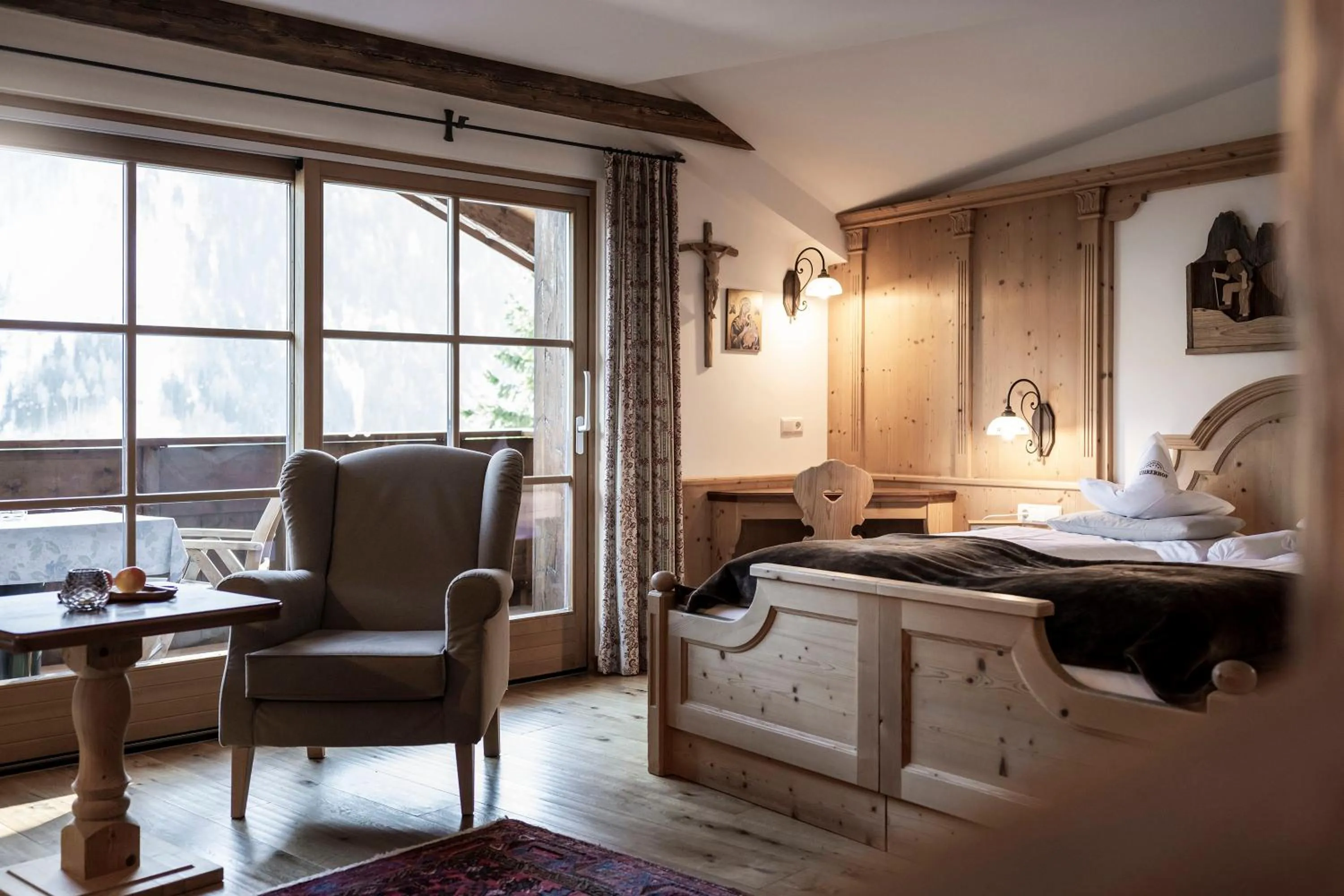 Seating area in Charmehotel Uhrerhof - Deur