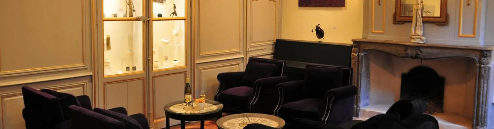 Communal lounge/ TV room in Les Glycines Vézelay