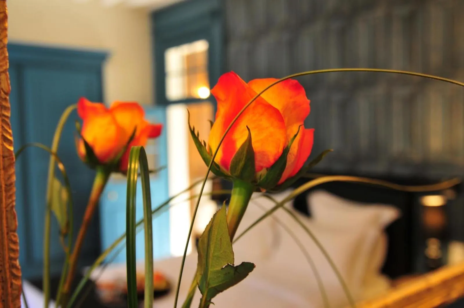 Decorative detail, Bed in Les Glycines Vézelay
