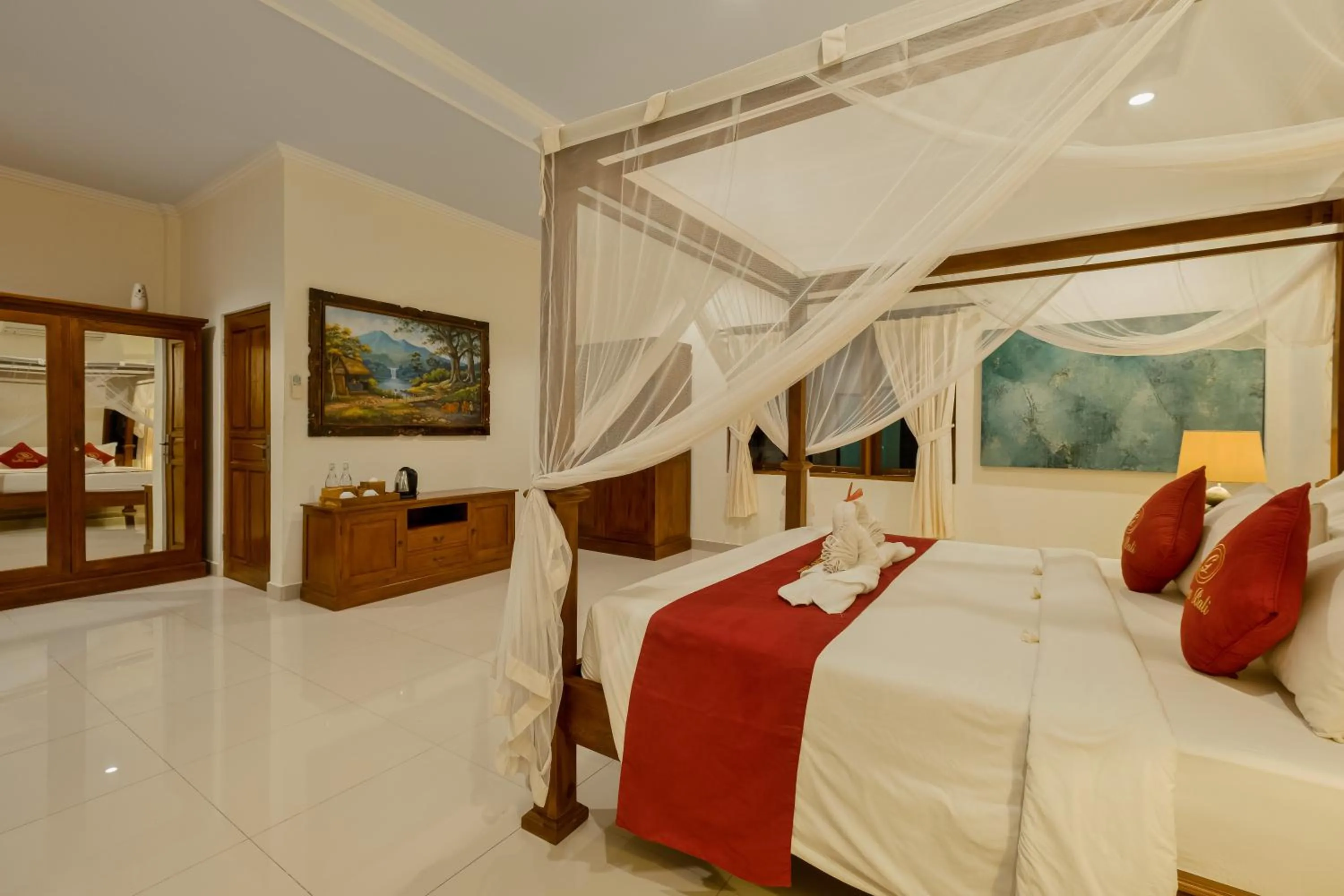 Bed in Gora House Bali