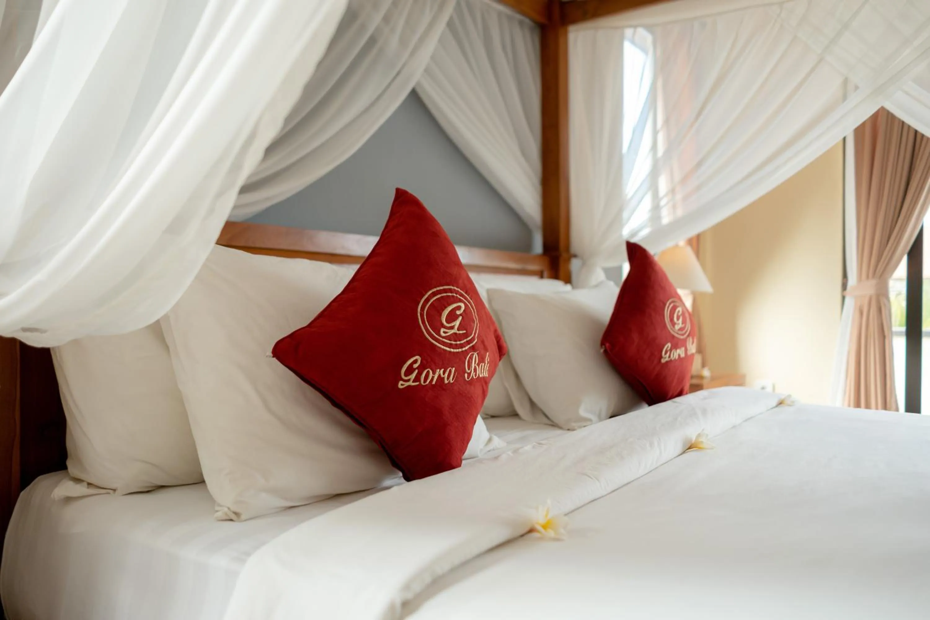 Bed in Gora House Bali