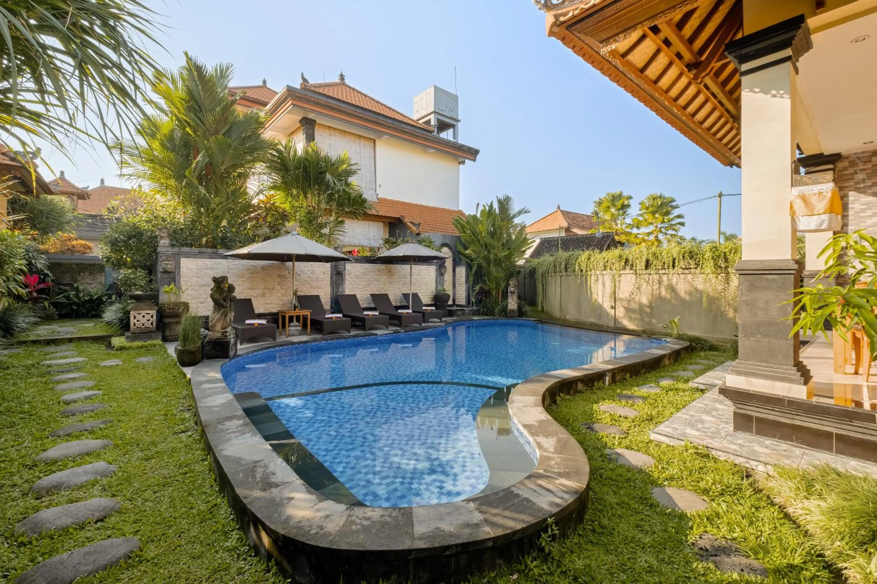 Swimming pool in Gora House Bali