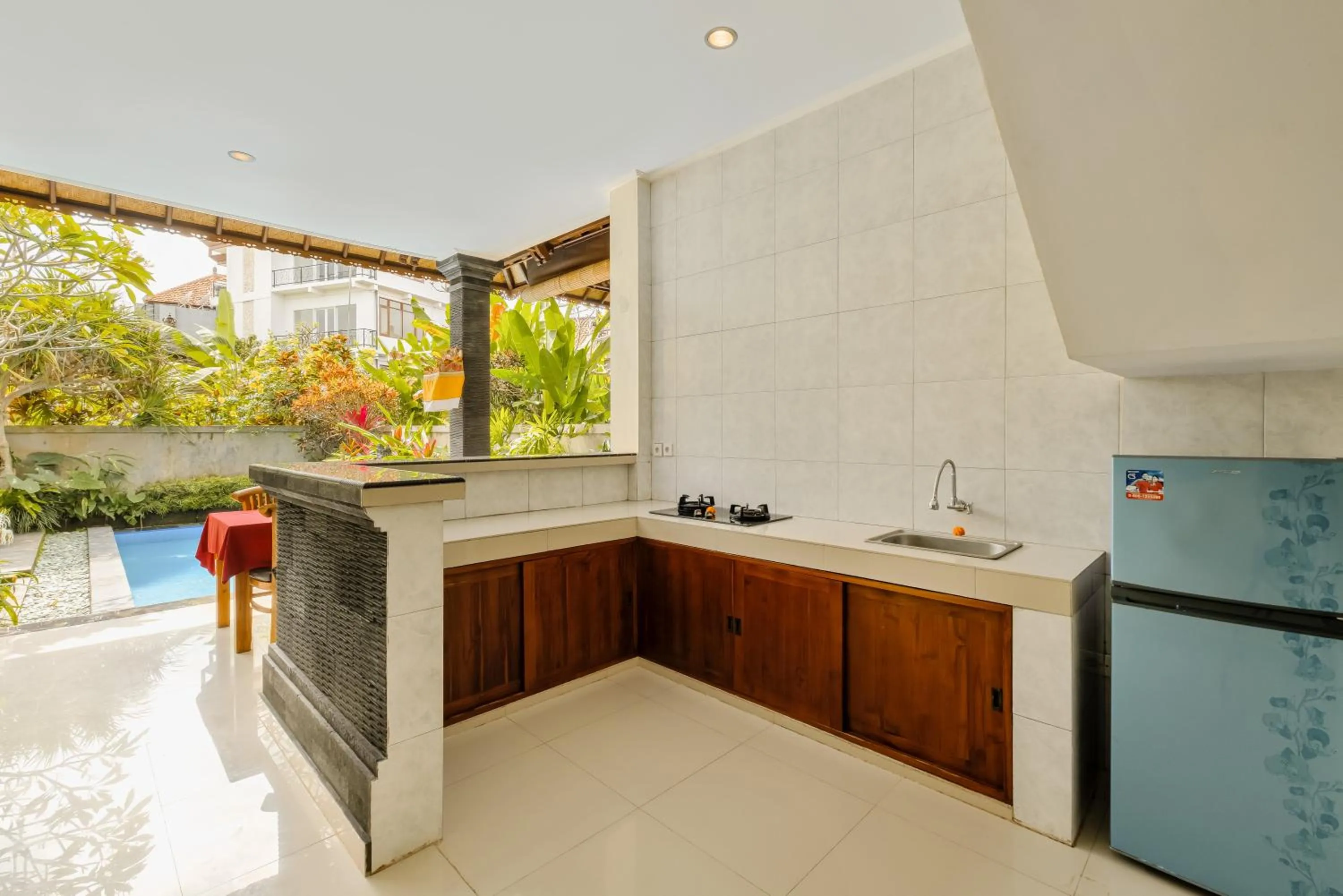 kitchen in Gora House Bali