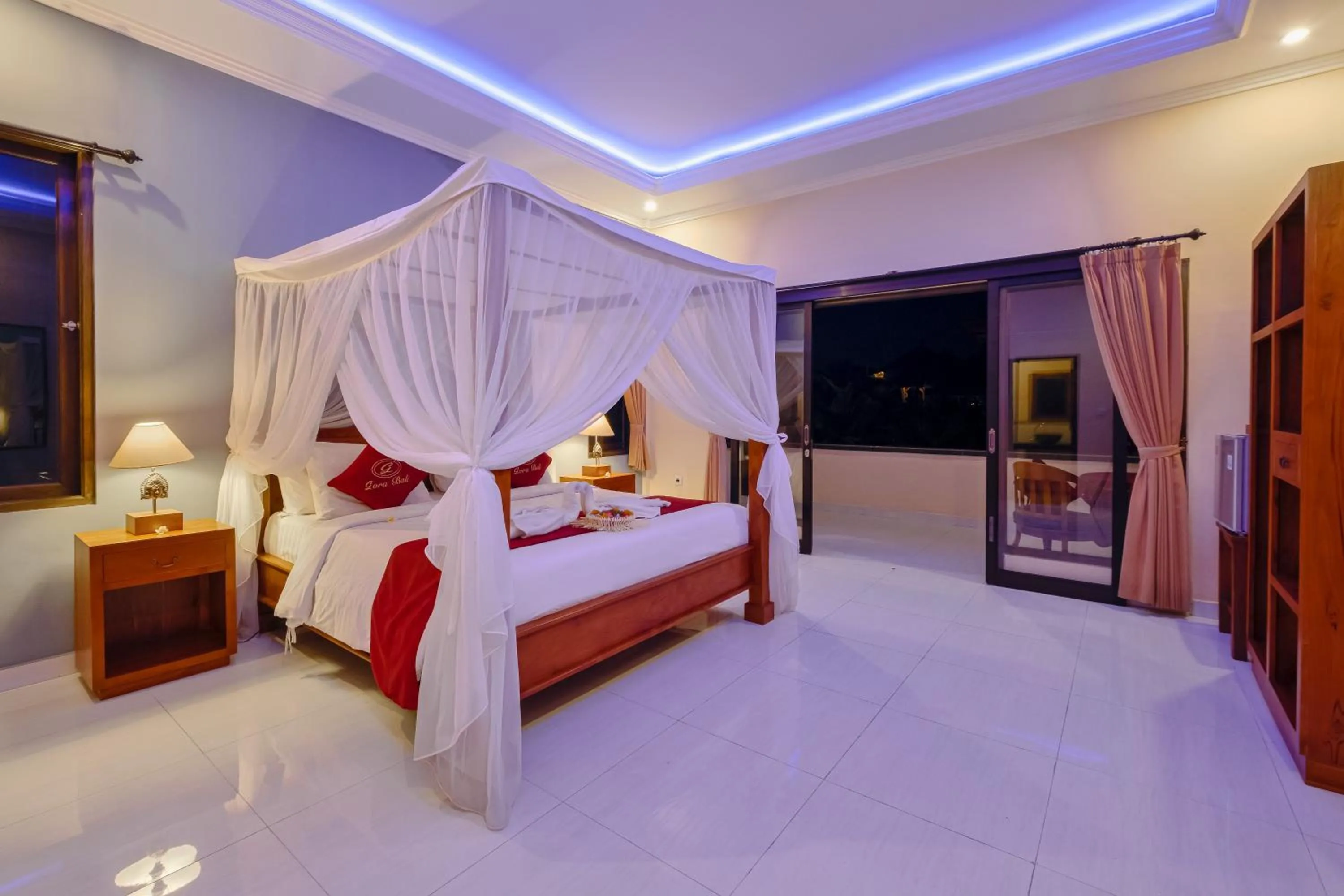 Bed in Gora House Bali