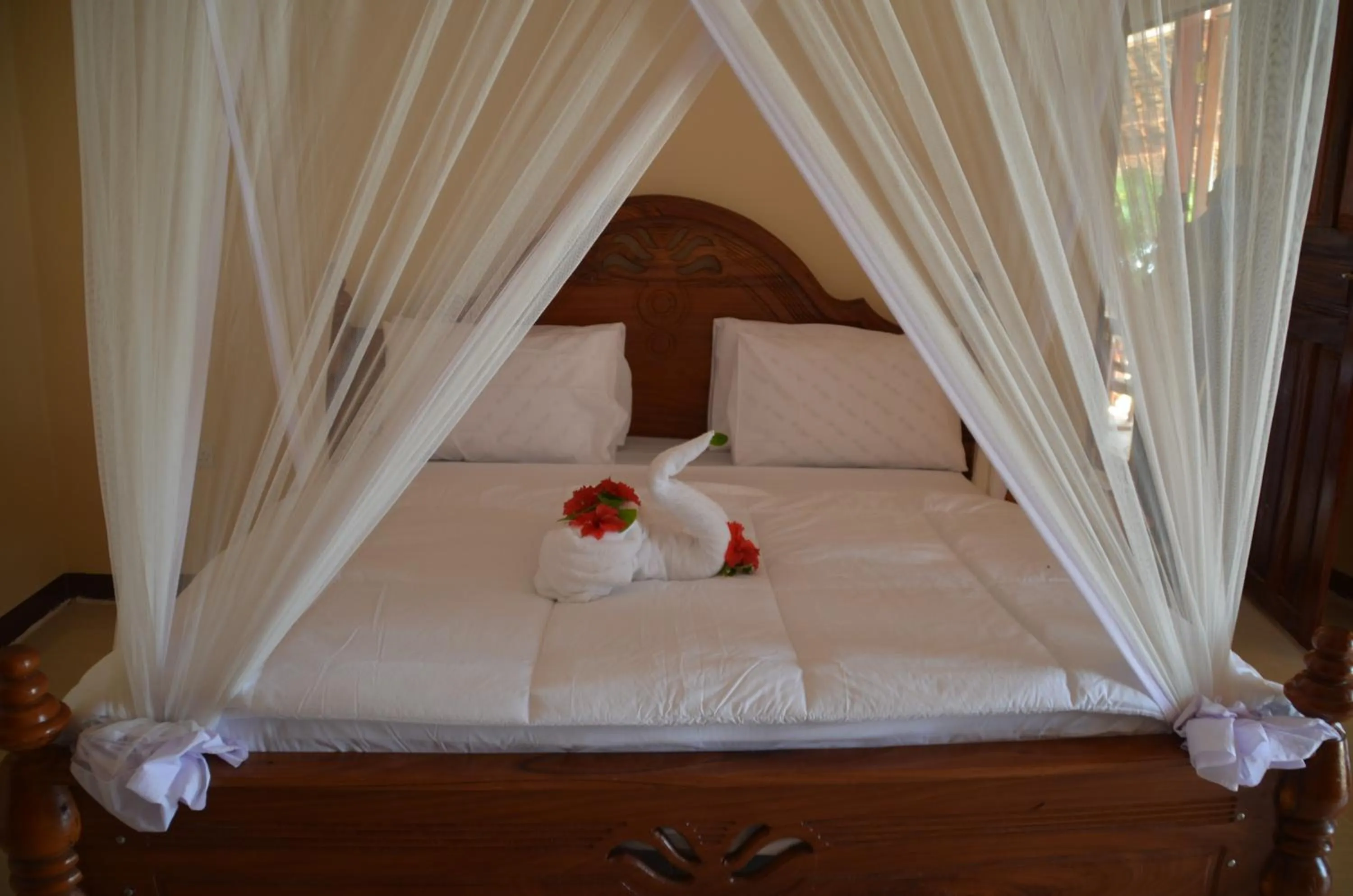 Bed in Sea View Beach Hotel