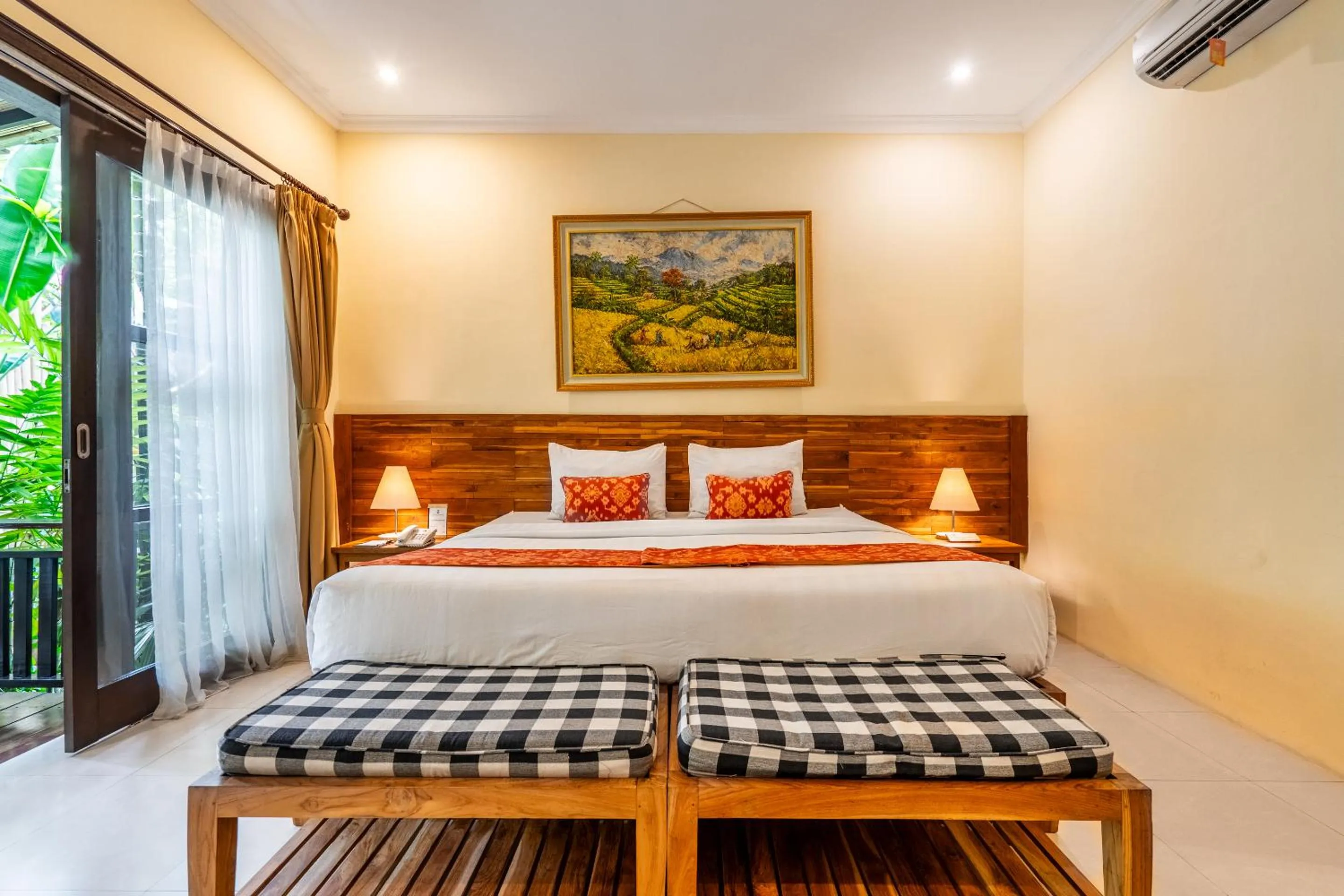 Bed in Meruhdani Boutique Hotel Ubud