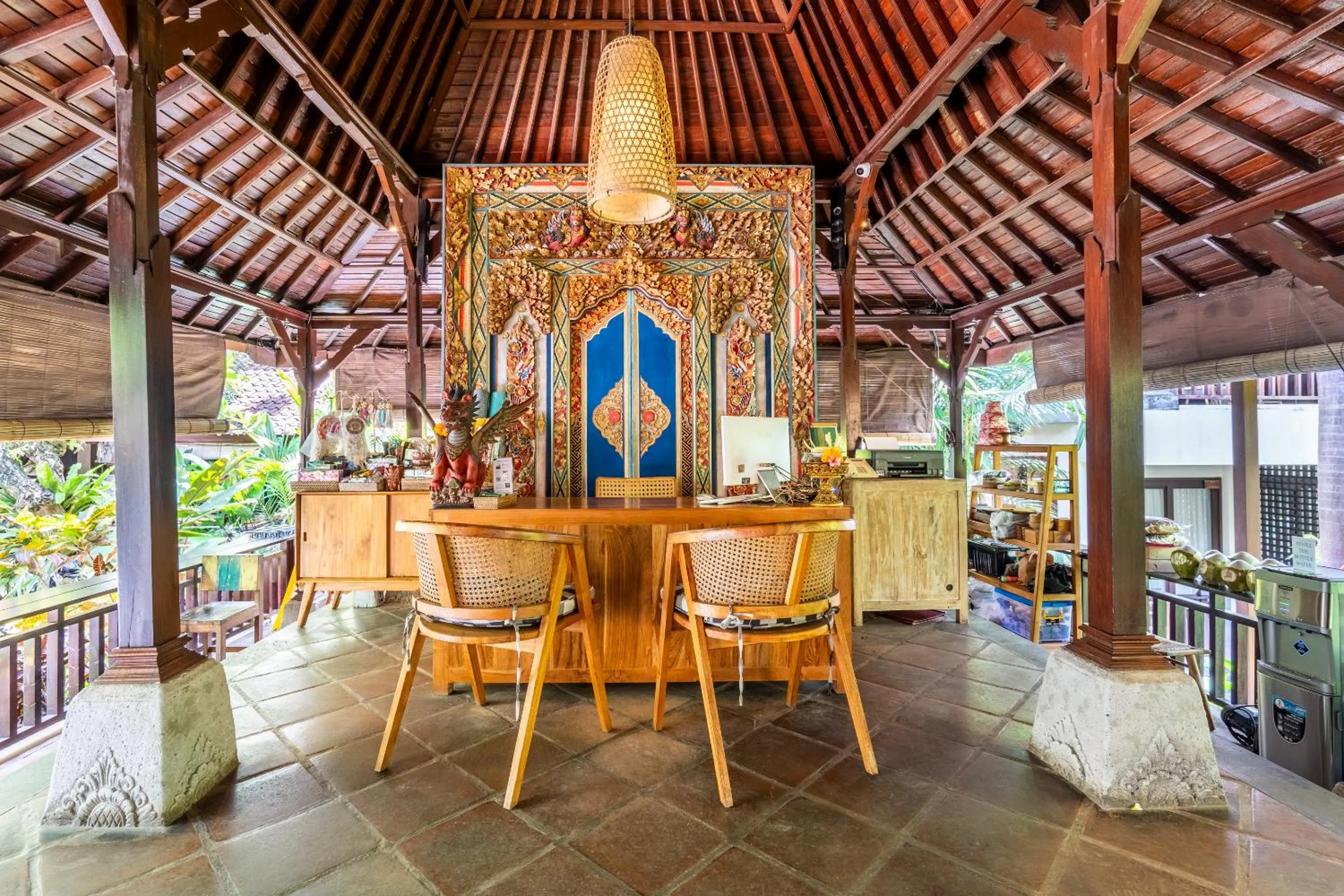 Lobby or reception in Meruhdani Boutique Hotel Ubud