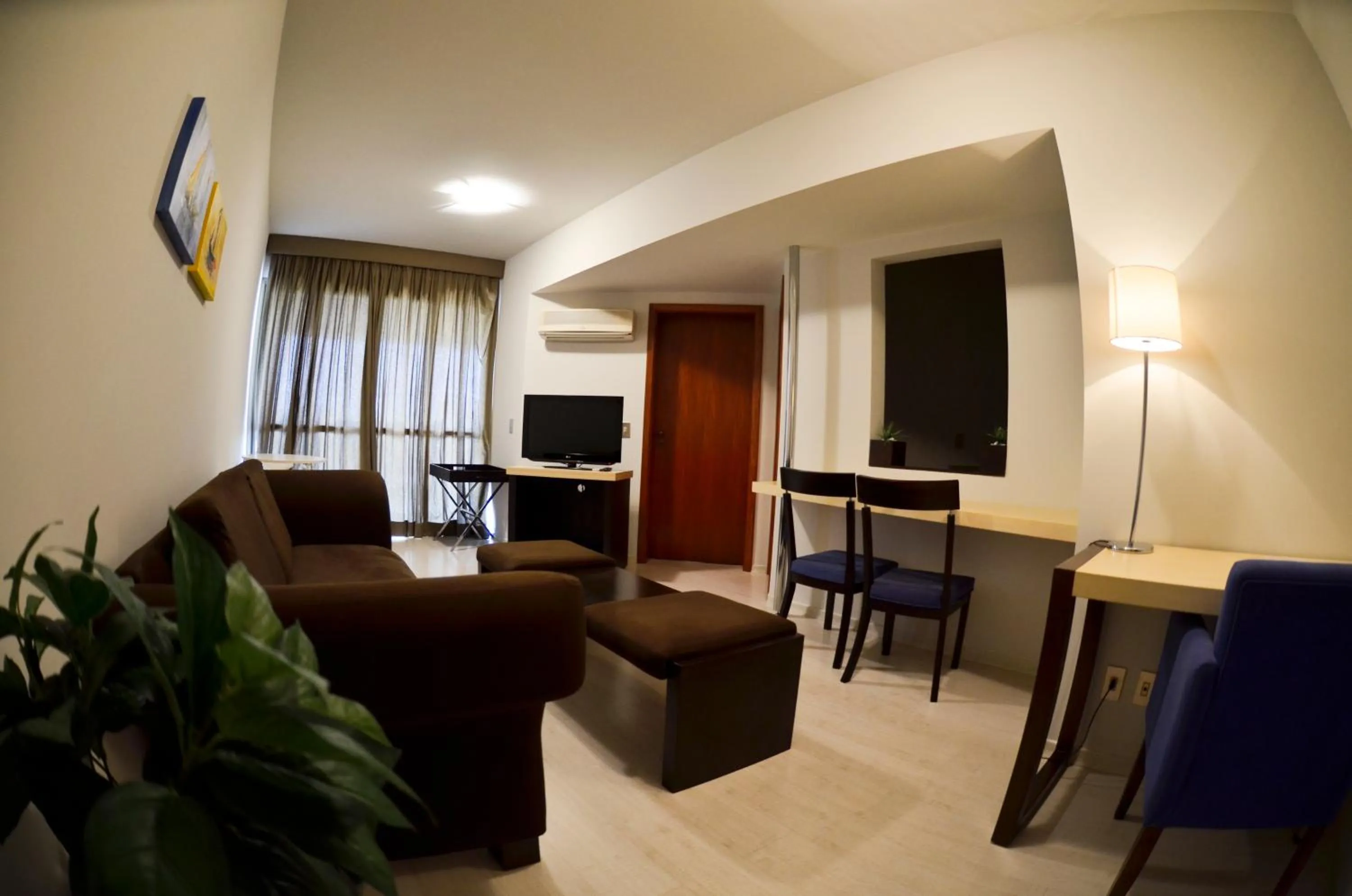 Living room in Lagoa Serena Flat Hotel