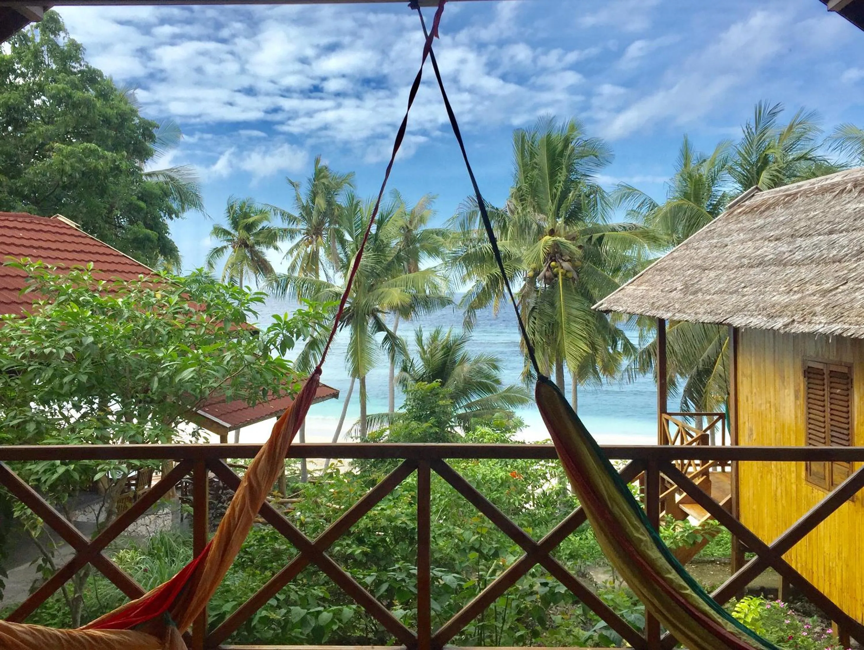 Balcony/Terrace in BaraCoco Bungalows