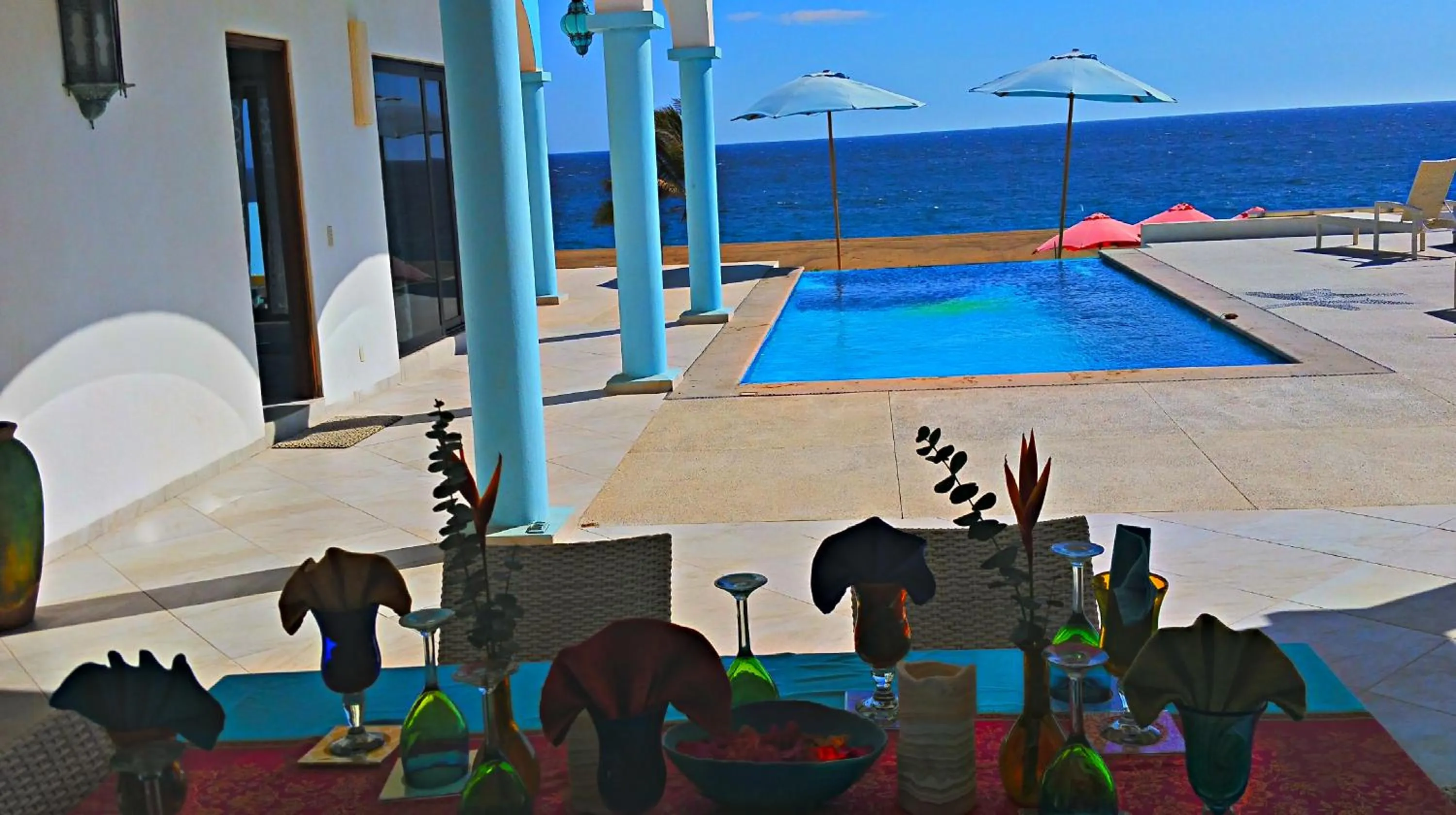 Balcony/Terrace in Villa Star of the Sea