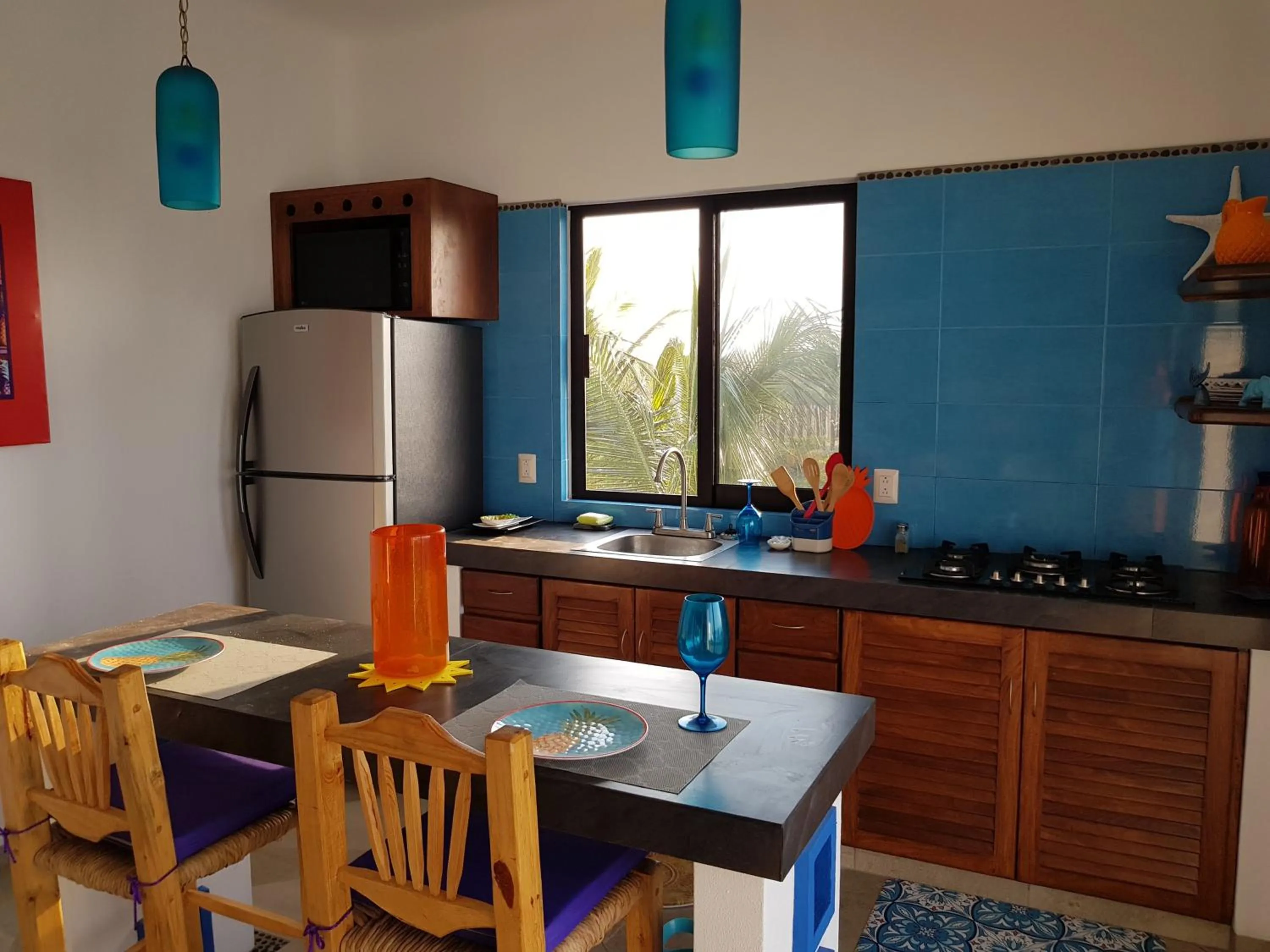 Kitchen or kitchenette in Villa Star of the Sea