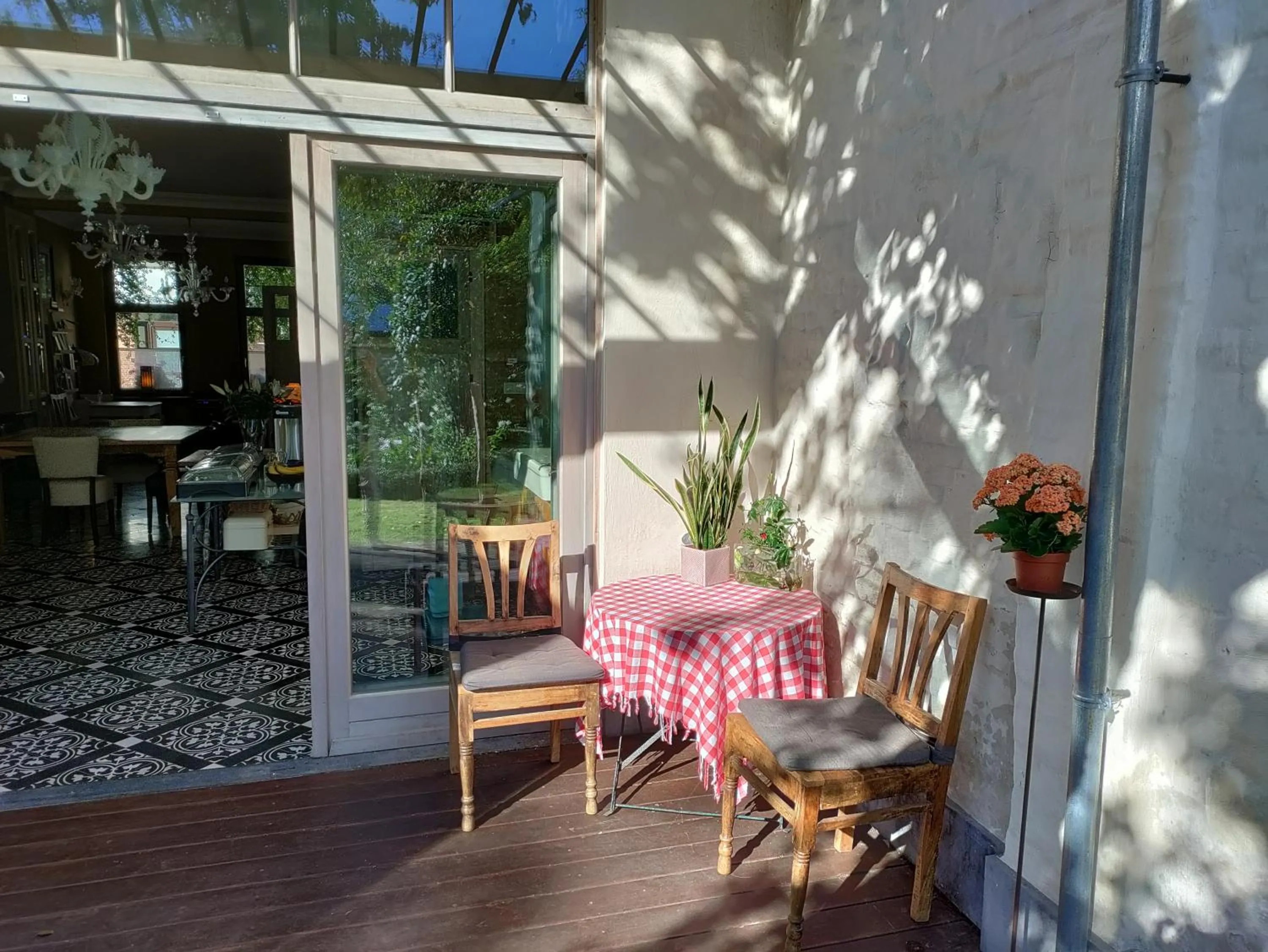 Patio in Bed & Breakfast Exterlaer