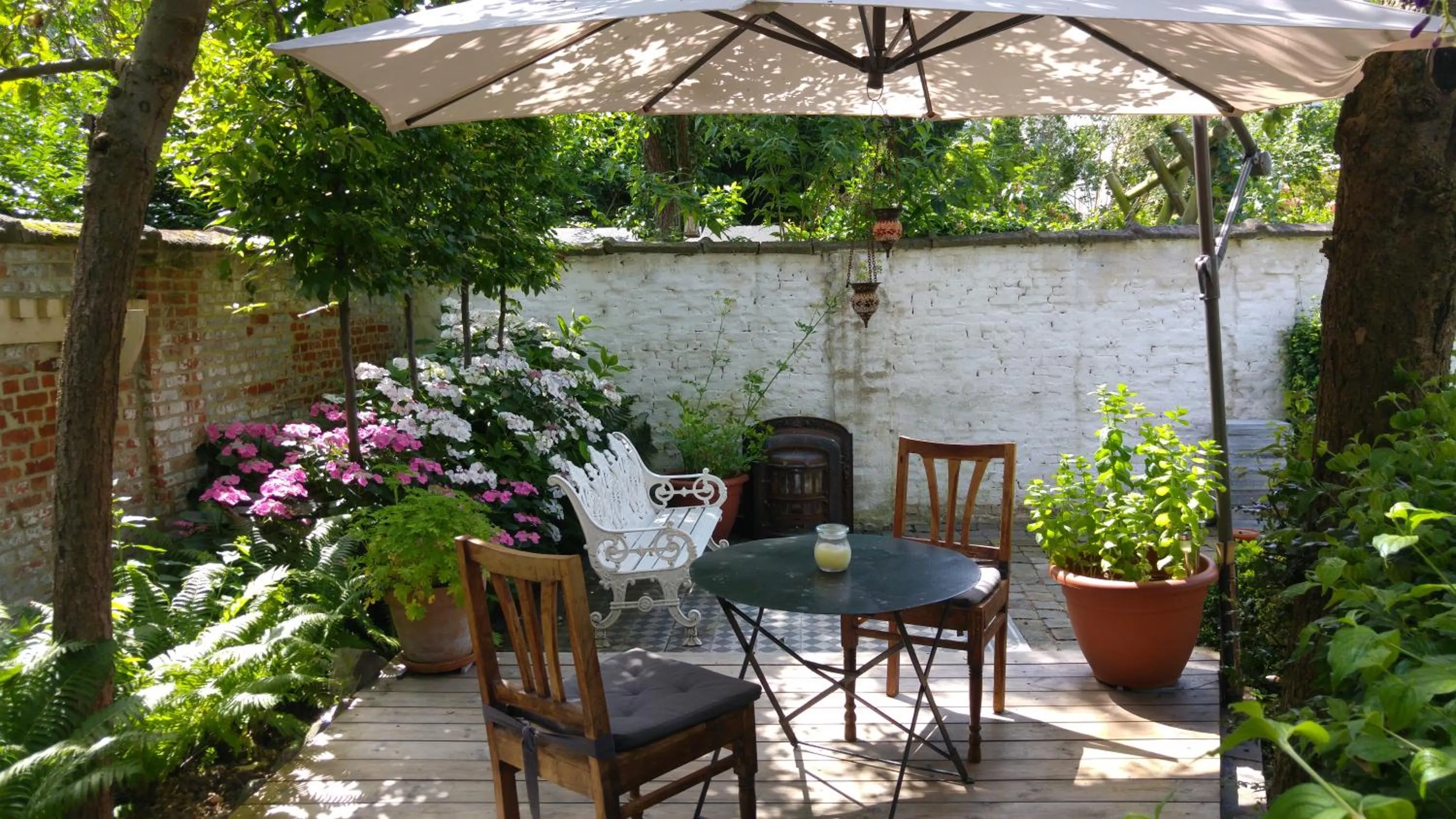 Garden in Bed & Breakfast Exterlaer